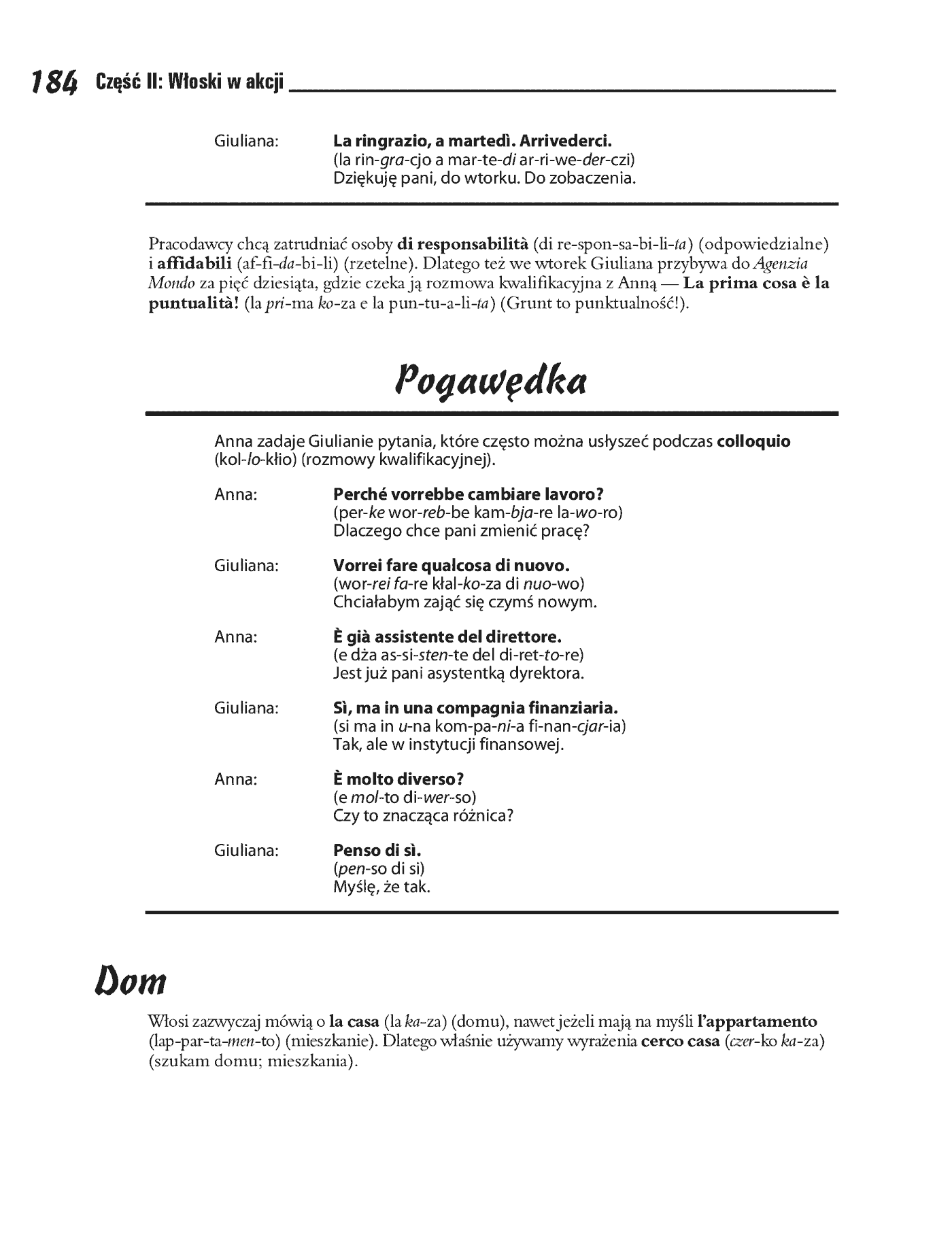 Fragment „Włoski dla bystrzaków” — strona 13 z 21