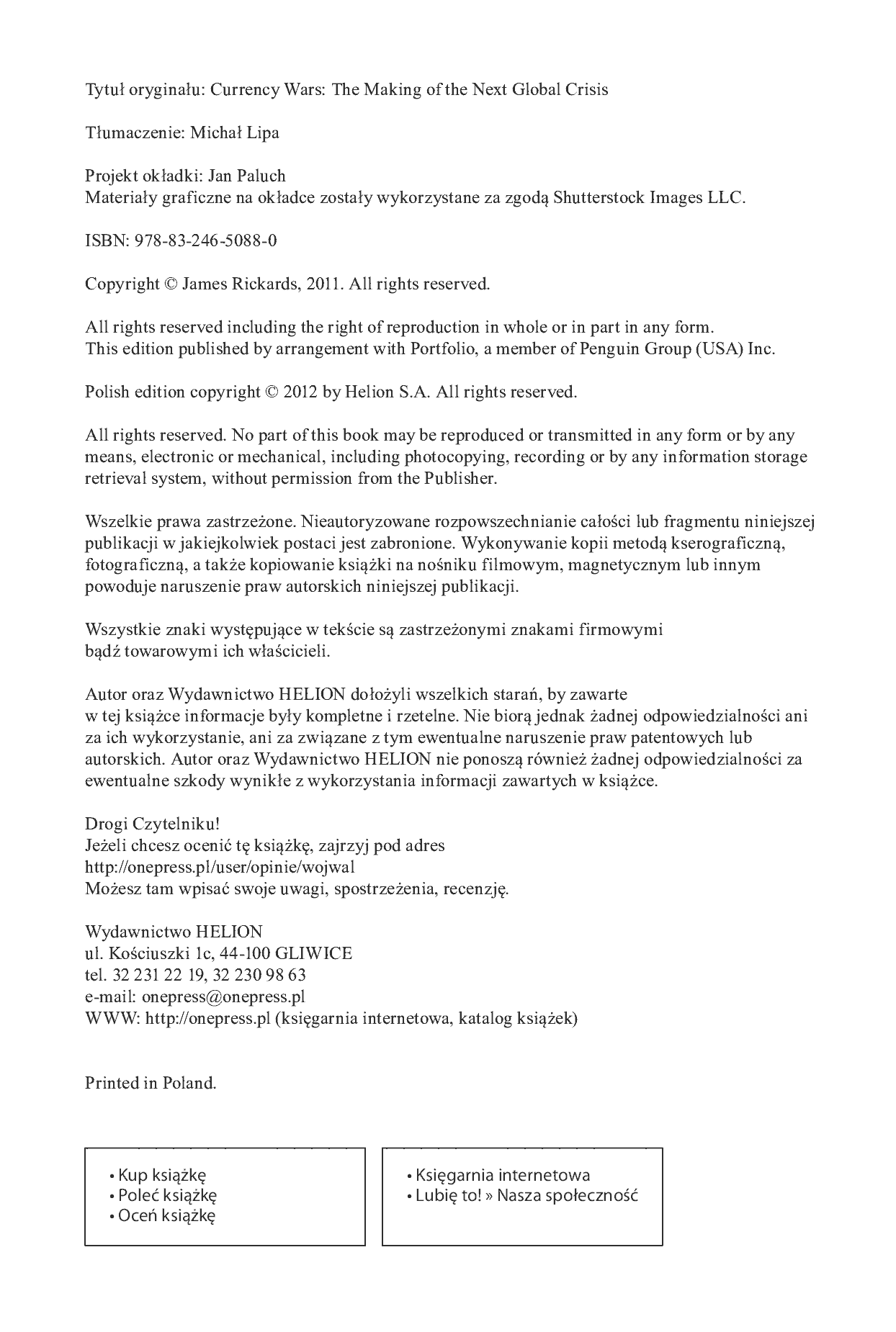 Fragment „Wojny walutowe. Nadejście kolejnego globalnego kryzysu” — strona 2 z 28