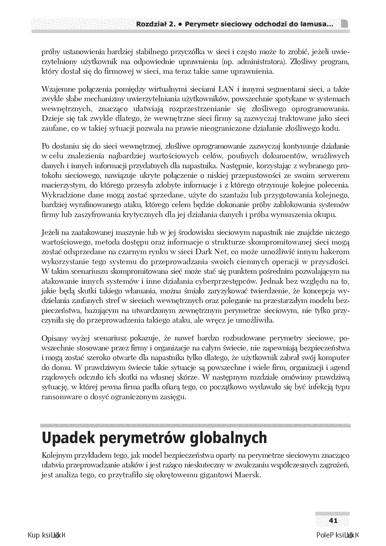 Fragment „Wojny w cyberprzestrzeni. Koncepcje, strategie i taktyki, dzięki którym przetrwasz i ocalisz swoją organizację” — strona 9 z 30