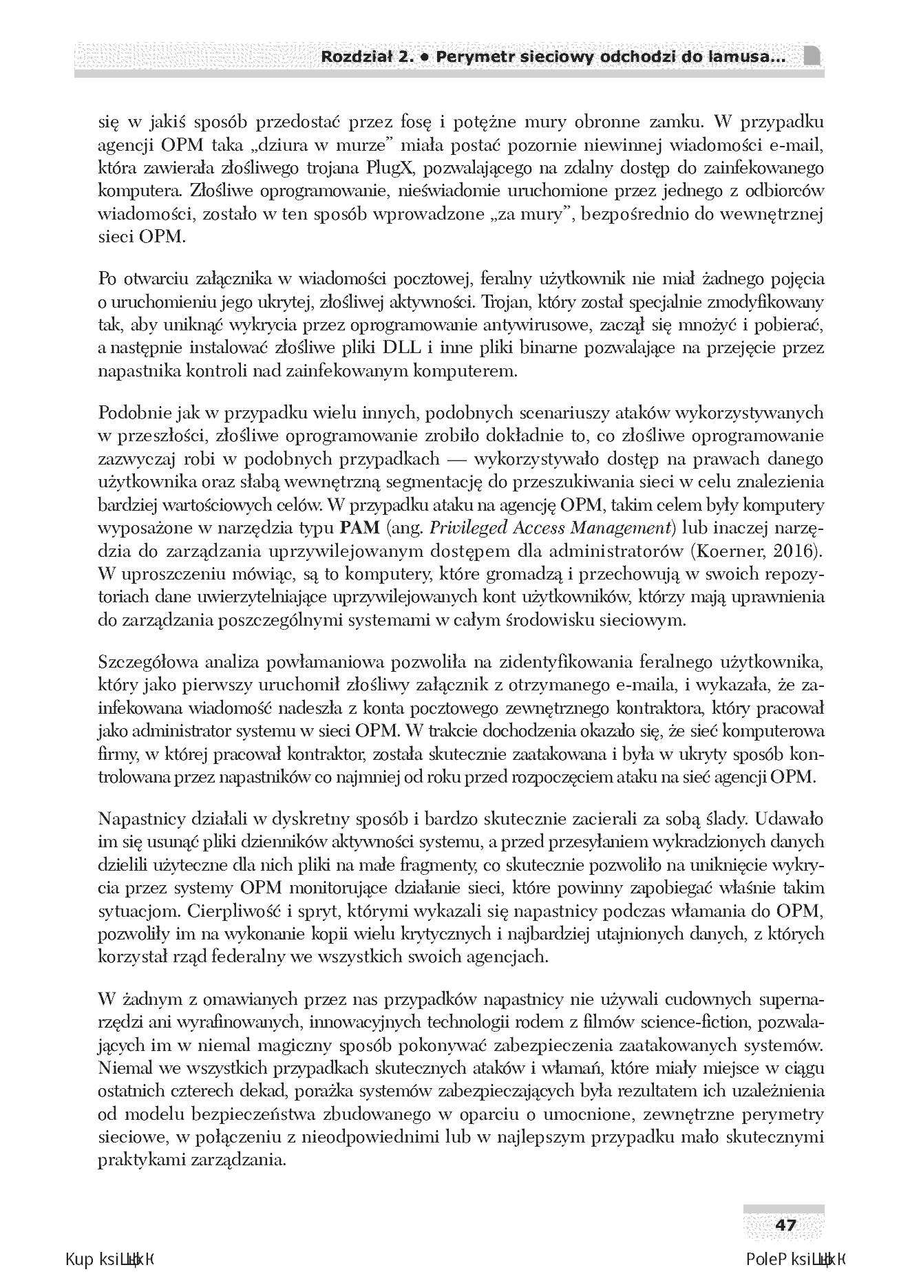 Fragment „Wojny w cyberprzestrzeni. Koncepcje, strategie i taktyki, dzięki którym przetrwasz i ocalisz swoją organizację” — strona 15 z 30