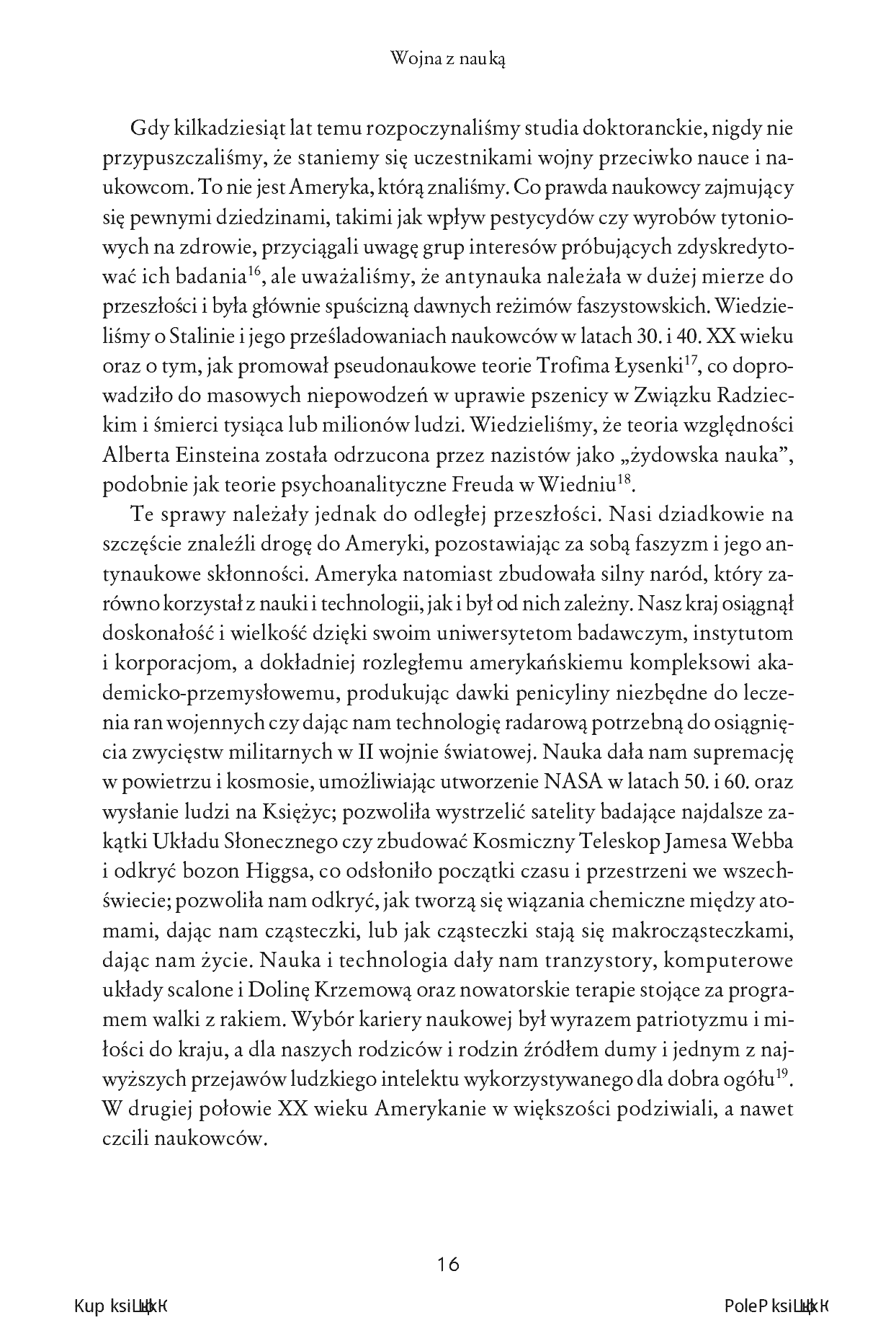 Fragment „Wojna z nauką. 5 potężnych sił, które niszczą prawdę i zagrażają światu” — strona 8 z 30