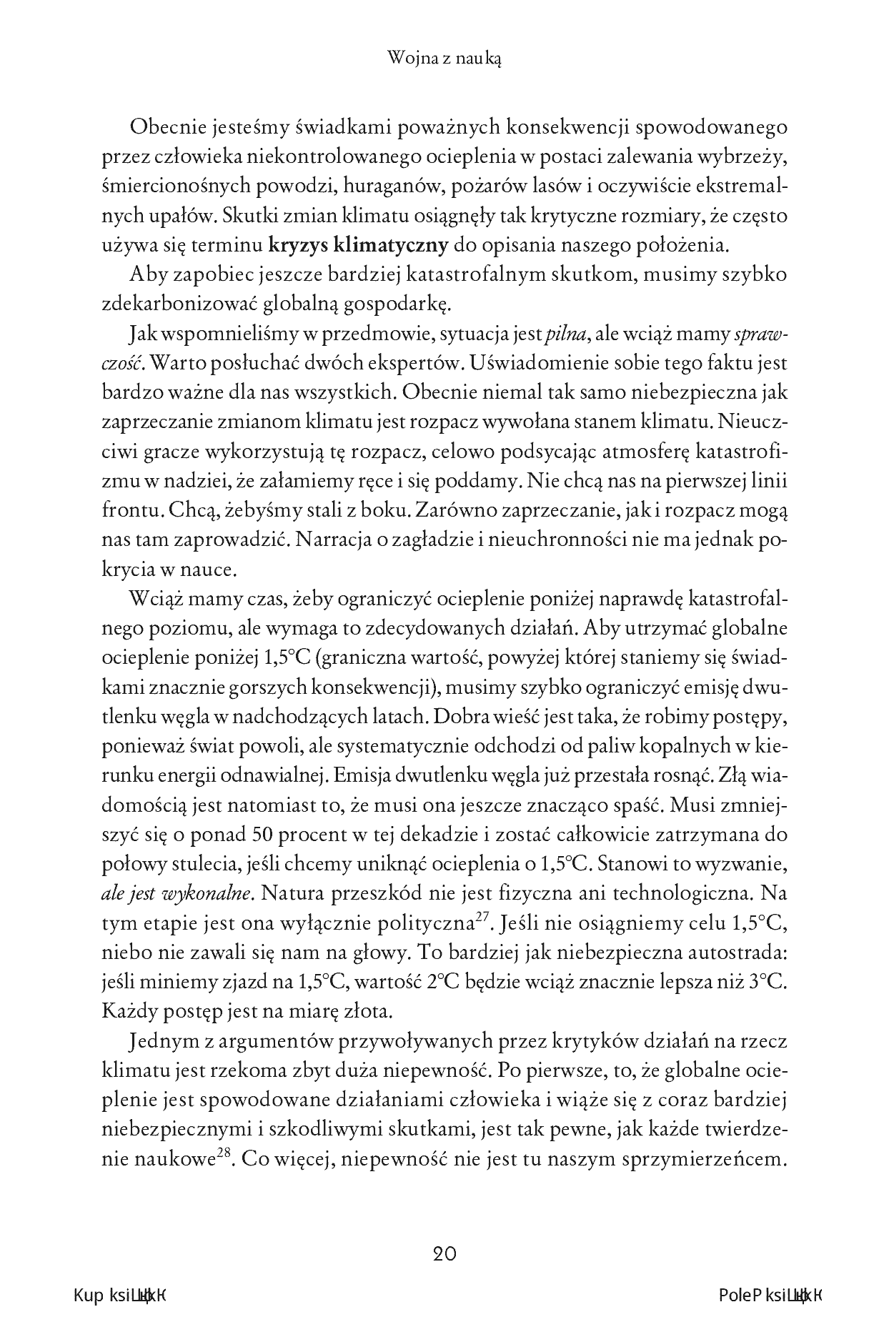 Fragment „Wojna z nauką. 5 potężnych sił, które niszczą prawdę i zagrażają światu” — strona 12 z 30