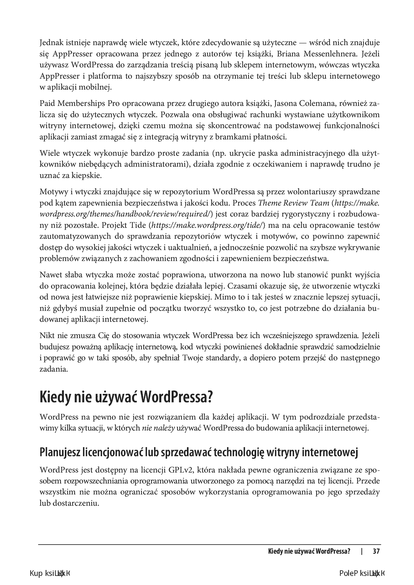 Fragment „WordPress. Tworzenie aplikacji internetowych. Wydanie II” — strona 27 z 30