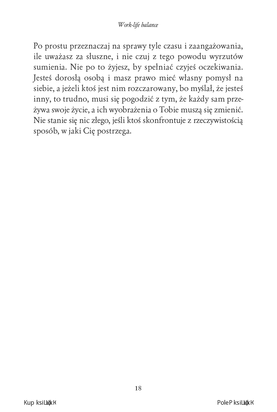 Fragment „Work-life balance. Jak osiągnąć równowagę w pracy i w życiu” — strona 14 z 16