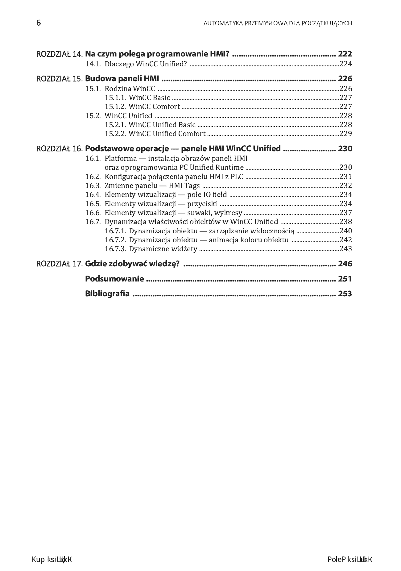 Fragment „Automatyka przemysłowa dla początkujących. Poznaj sterowniki PLC oraz panele HMI i naucz się je programować” — strona 6 z 26