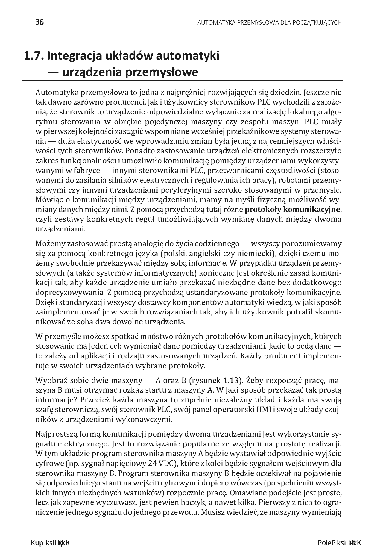 Fragment „Automatyka przemysłowa dla początkujących. Poznaj sterowniki PLC oraz panele HMI i naucz się je programować” — strona 12 z 26