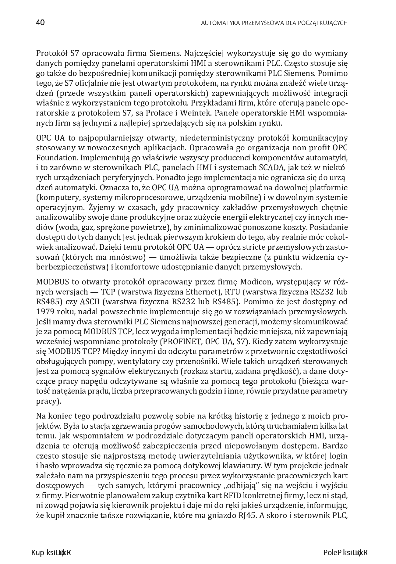 Fragment „Automatyka przemysłowa dla początkujących. Poznaj sterowniki PLC oraz panele HMI i naucz się je programować” — strona 16 z 26