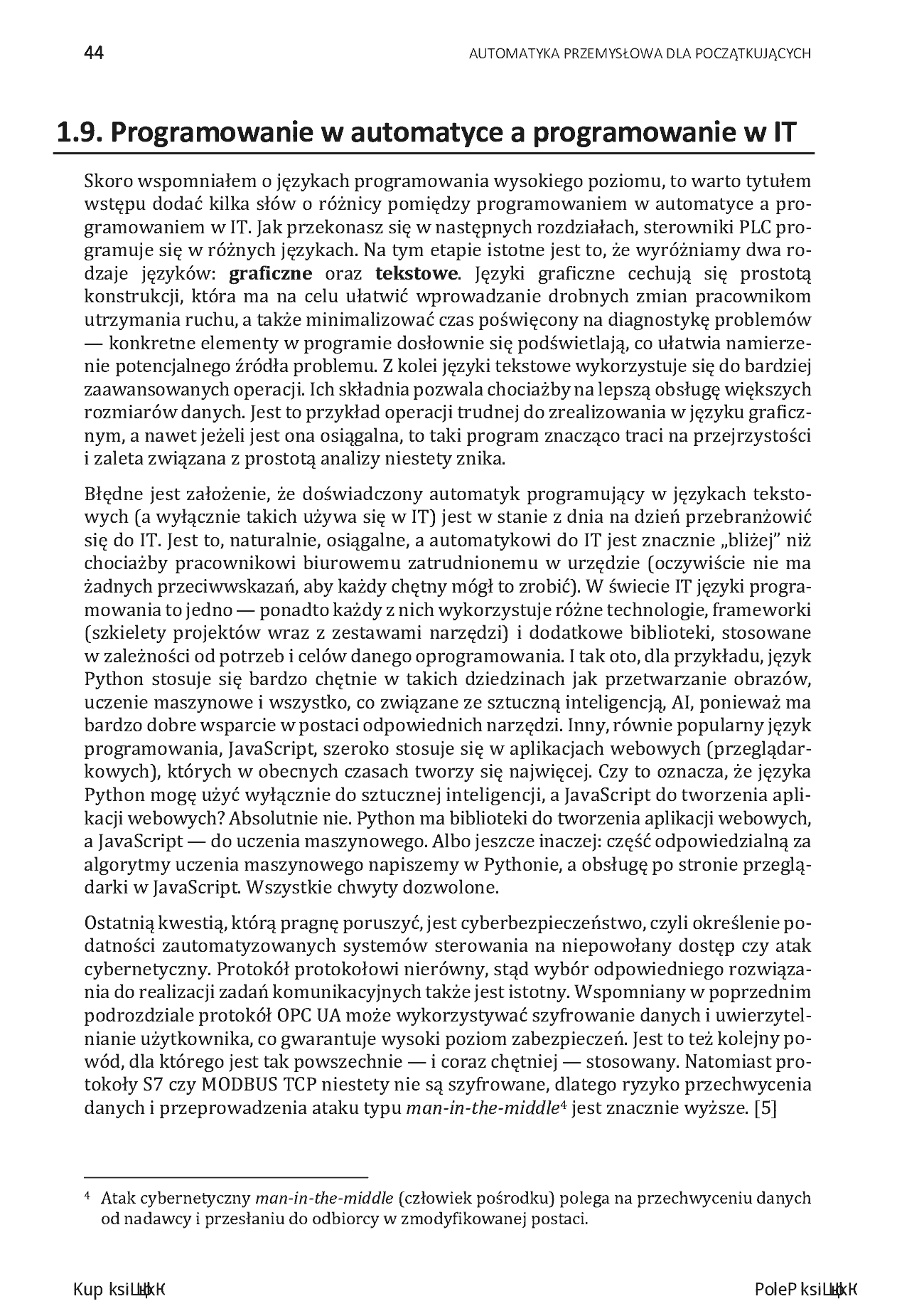 Fragment „Automatyka przemysłowa dla początkujących. Poznaj sterowniki PLC oraz panele HMI i naucz się je programować” — strona 20 z 26