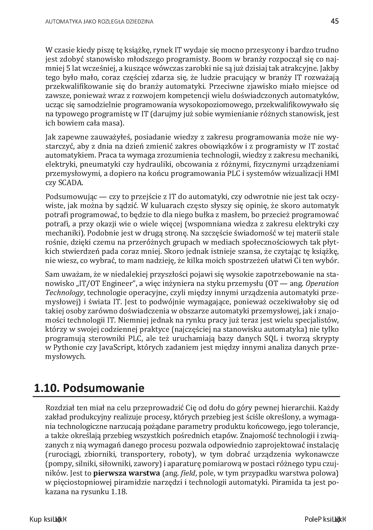 Fragment „Automatyka przemysłowa dla początkujących. Poznaj sterowniki PLC oraz panele HMI i naucz się je programować” — strona 21 z 26