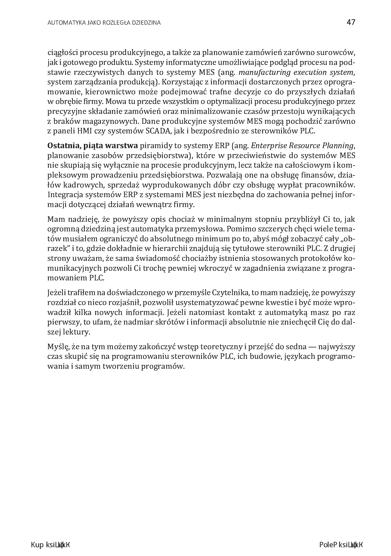 Fragment „Automatyka przemysłowa dla początkujących. Poznaj sterowniki PLC oraz panele HMI i naucz się je programować” — strona 23 z 26