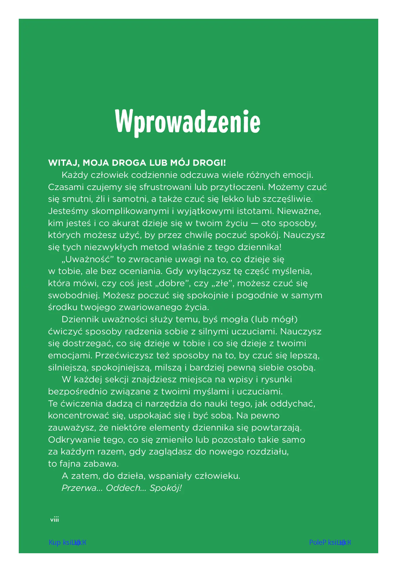 Fragment „W poszukiwaniu spokoju. Dziennik uważności dla dzieci” — strona 6 z 30