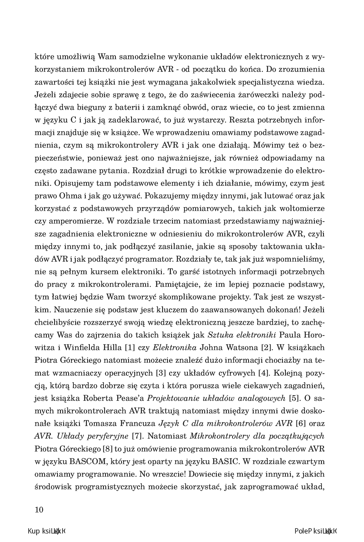 Fragment „Wprowadzenie do mikrokontrolerów AVR. Od elektroniki do programowania” — strona 8 z 26