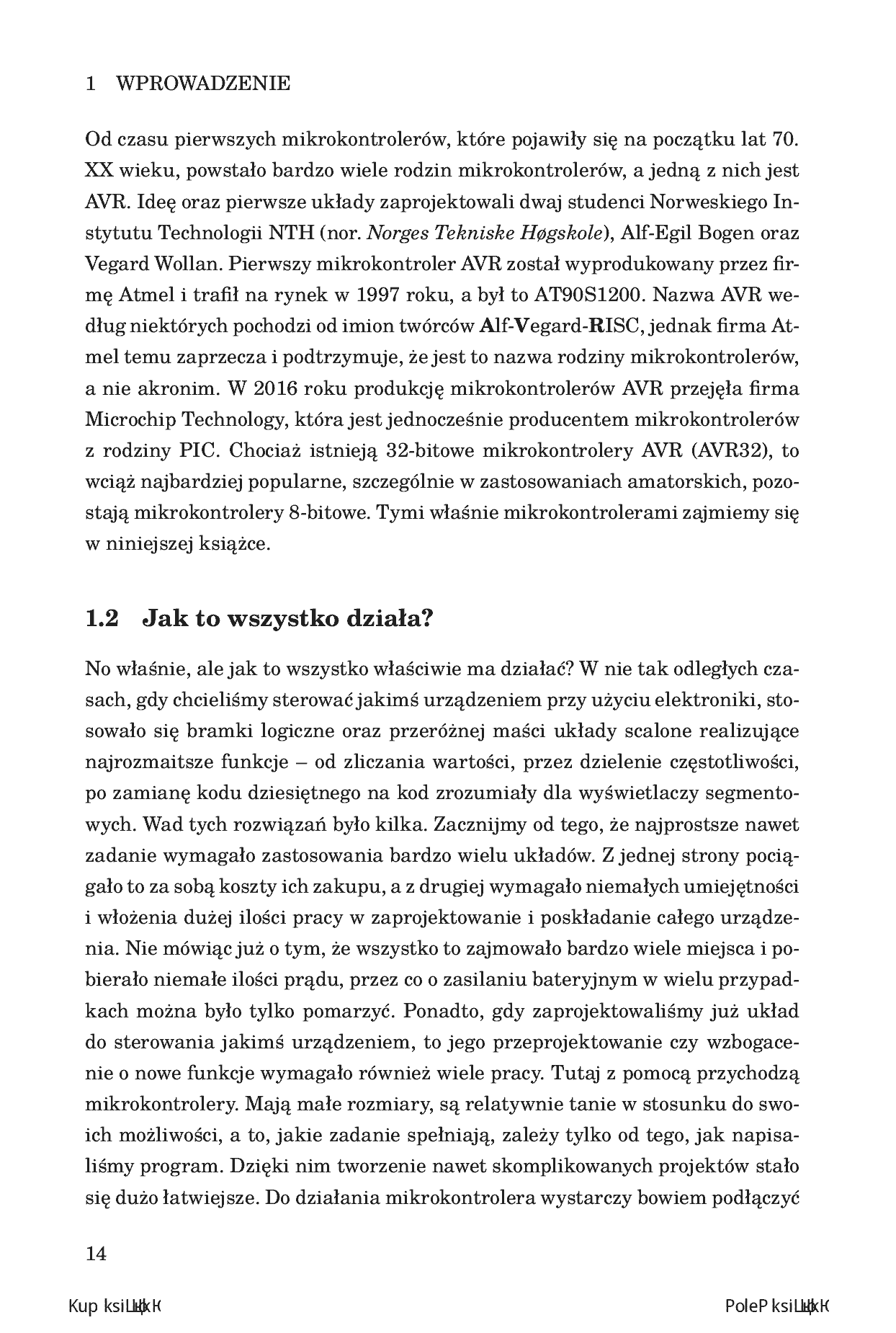 Fragment „Wprowadzenie do mikrokontrolerów AVR. Od elektroniki do programowania” — strona 12 z 26