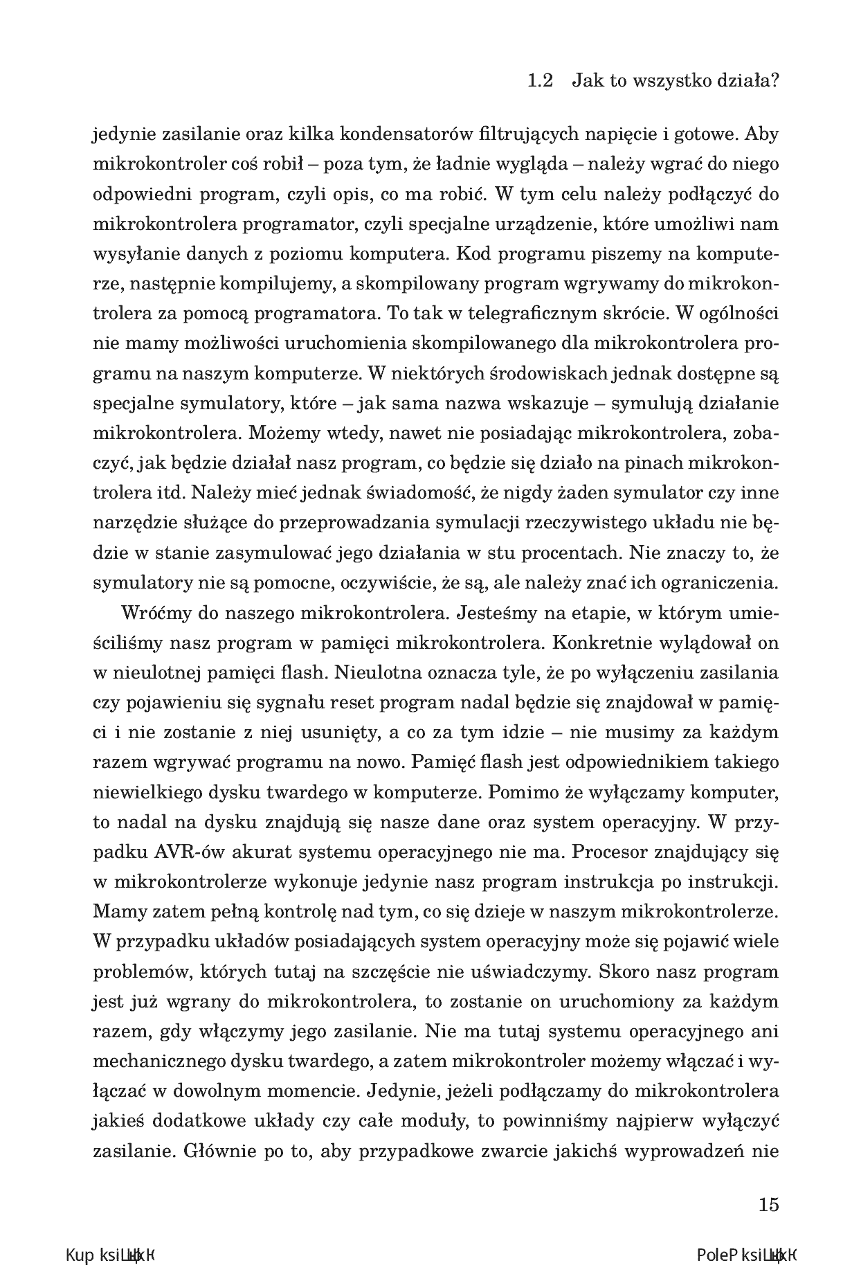 Fragment „Wprowadzenie do mikrokontrolerów AVR. Od elektroniki do programowania” — strona 13 z 26