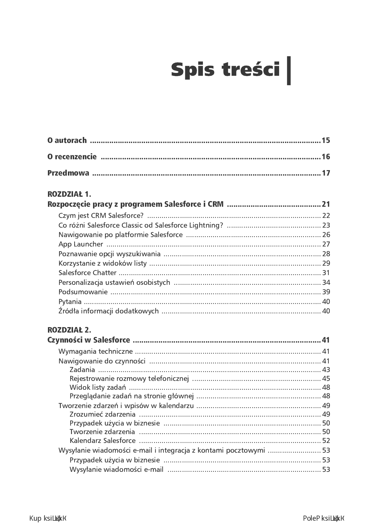 Fragment „Wprowadzenie do Salesforce. Jak zoptymalizować sprzedaż i marketing. Wydanie II” — strona 3 z 30