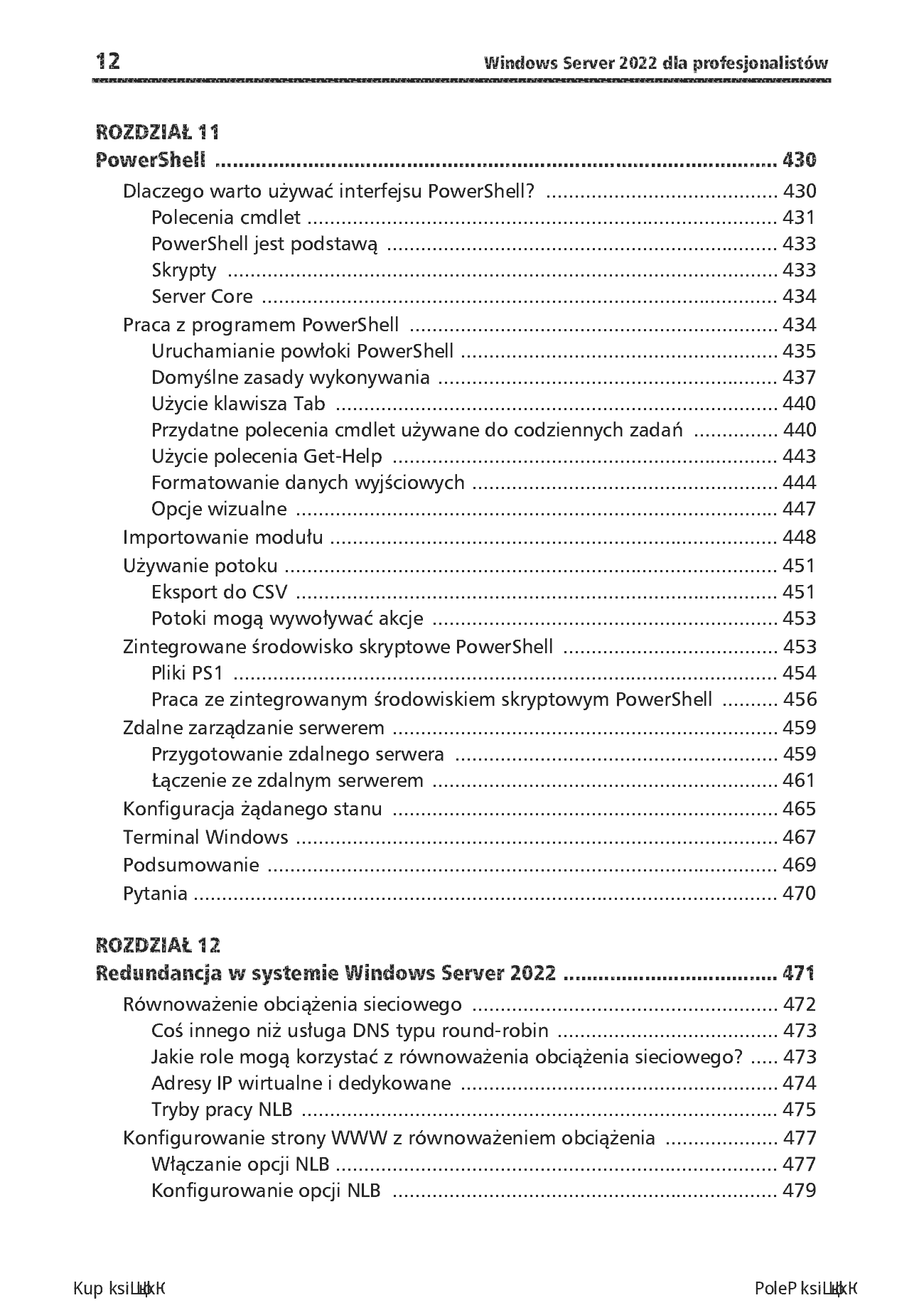 Fragment „Windows Server 2022 dla profesjonalistów. Profesjonalna administracja środowiskiem Windows Server. Wydanie IV” — strona 12 z 30