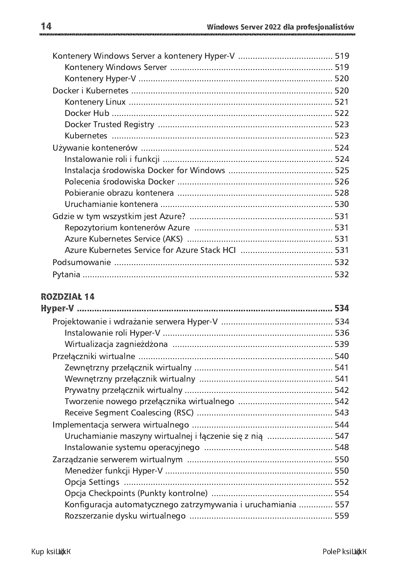 Fragment „Windows Server 2022 dla profesjonalistów. Profesjonalna administracja środowiskiem Windows Server. Wydanie IV” — strona 14 z 30