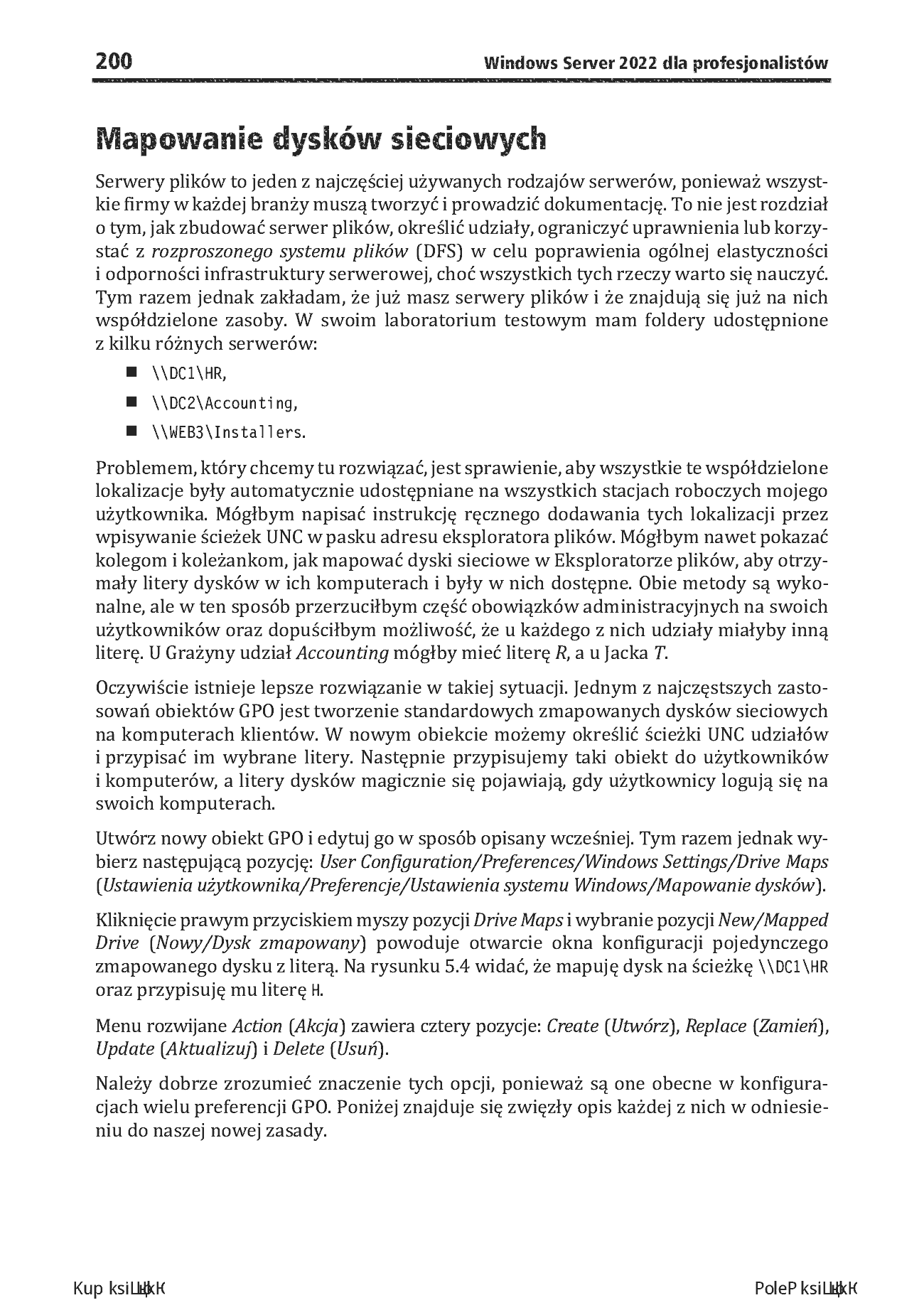 Fragment „Windows Server 2022 dla profesjonalistów. Profesjonalna administracja środowiskiem Windows Server. Wydanie IV” — strona 22 z 30