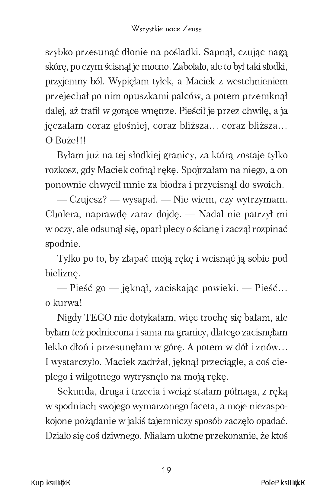 Fragment „Wszystkie noce Zeusa. Boski romans” — strona 19 z 24