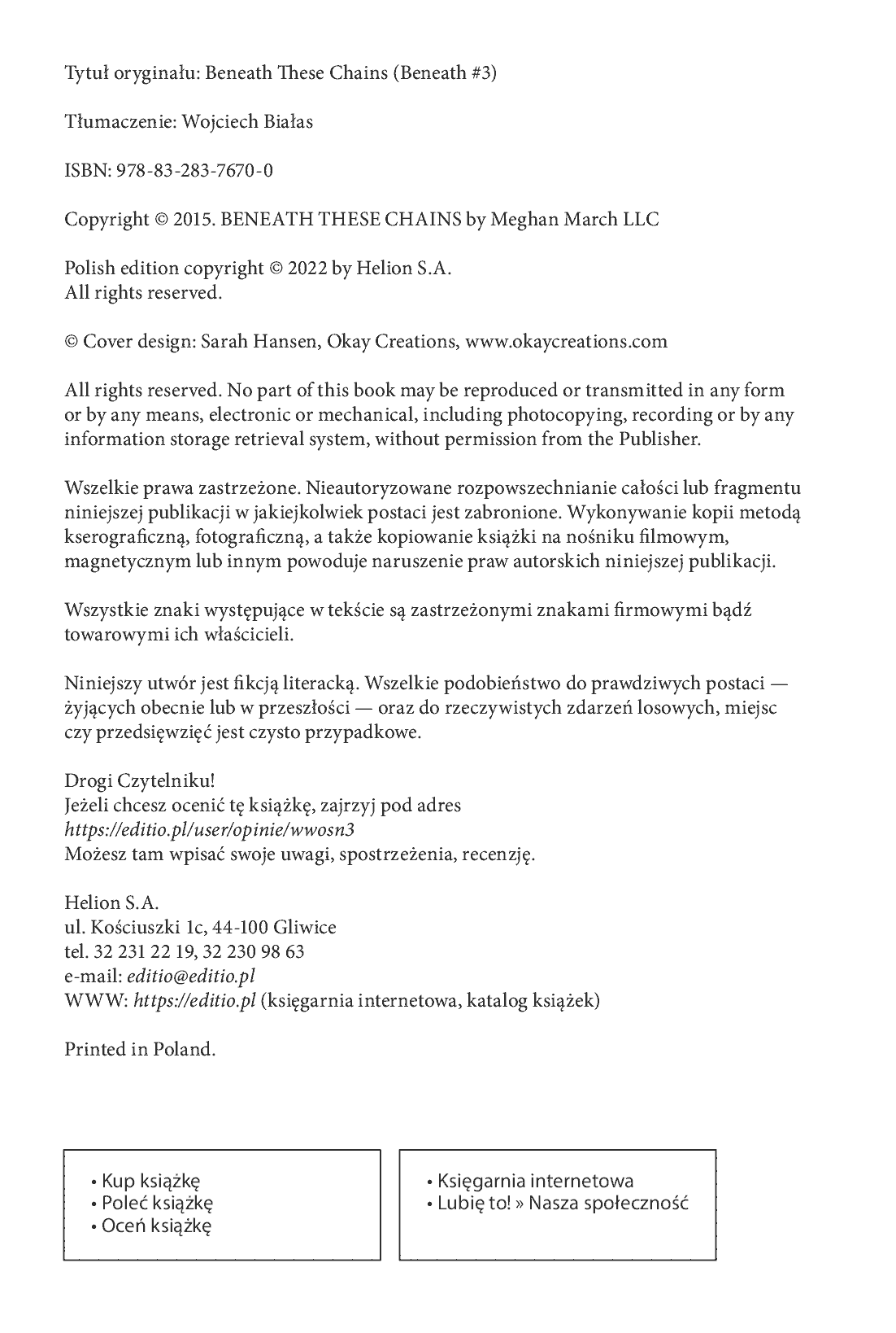 Fragment „We własnych okowach. Sekrety i namiętności #3” — strona 2 z 24