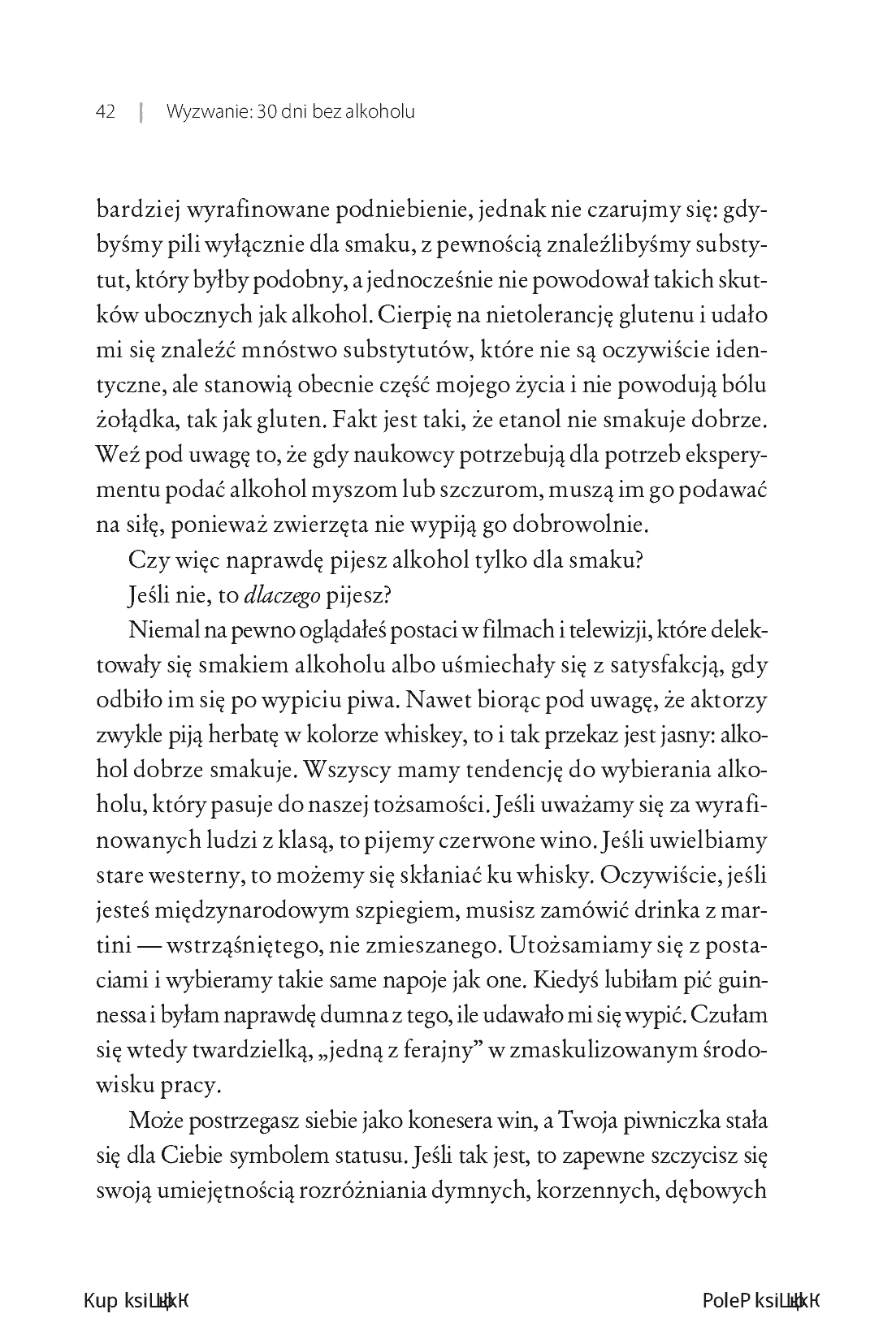 Fragment „Wyzwanie: 30 dni bez alkoholu. Jak zmienić nawyki i odzyskać kontrolę” — strona 16 z 30