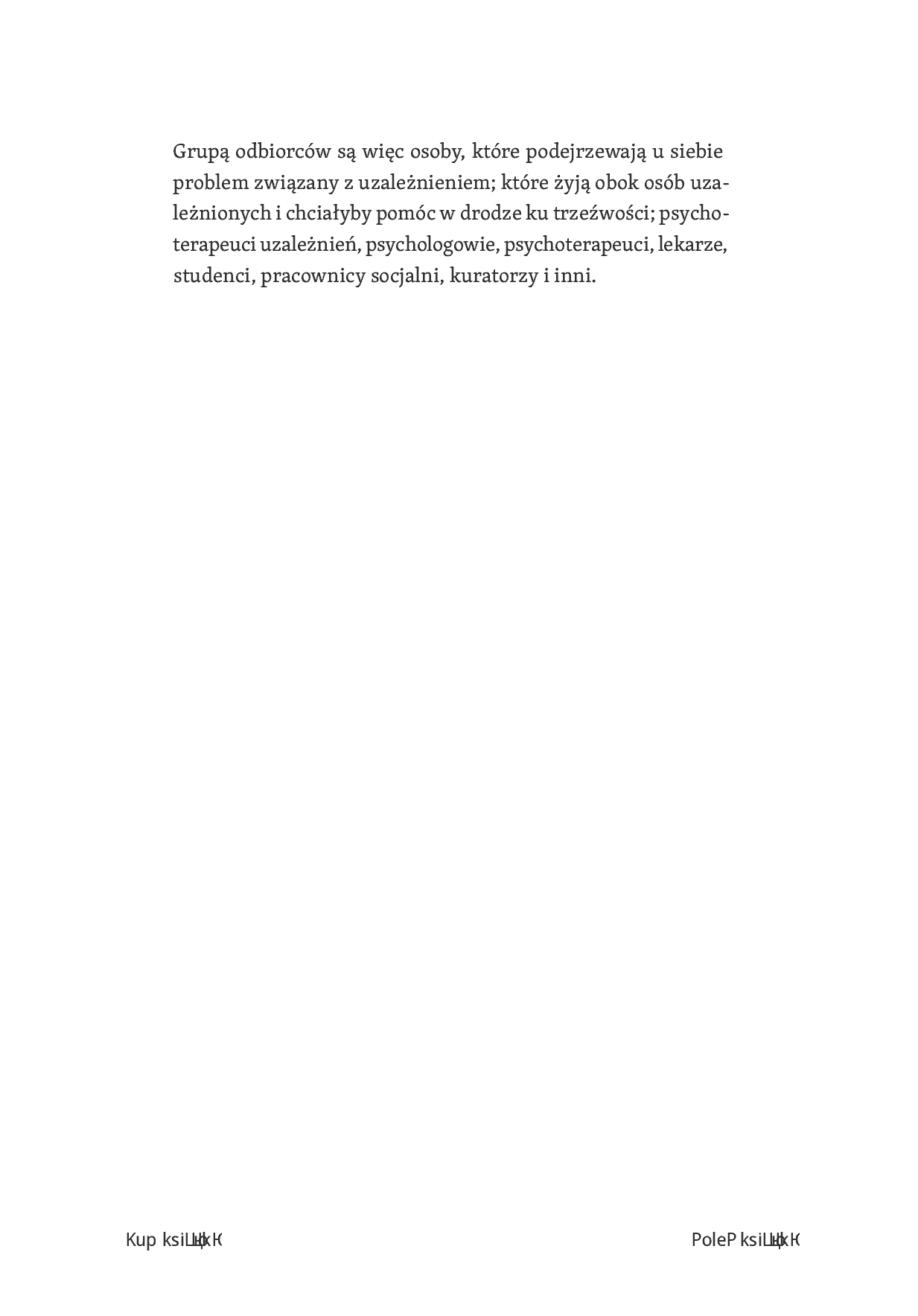 Fragment „Wolni od uzależnienia. Droga do życia bez nałogów” — strona 8 z 20