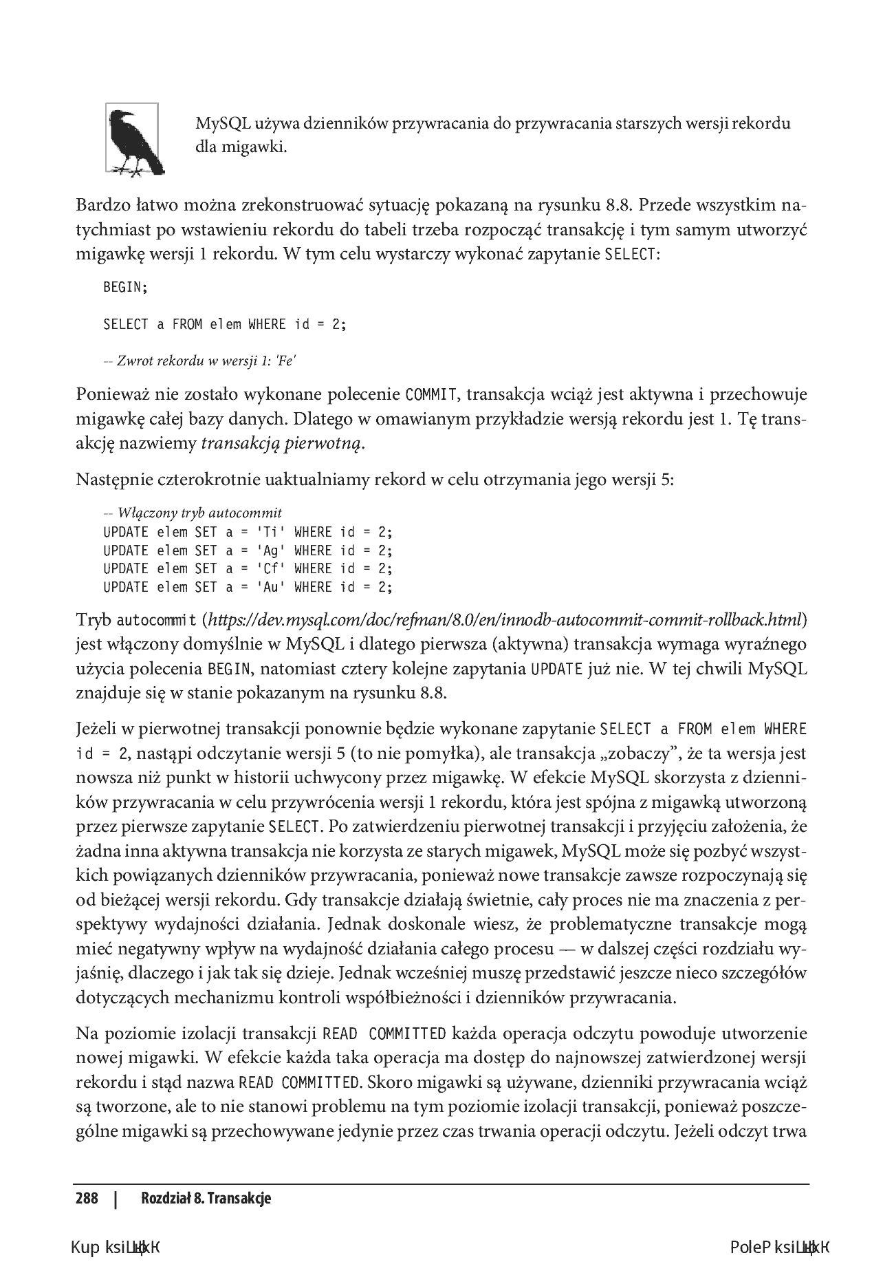 Fragment „Wydajna praca z MySQL. Efektywne i bezpieczne zarządzanie bazami danych” — strona 28 z 30