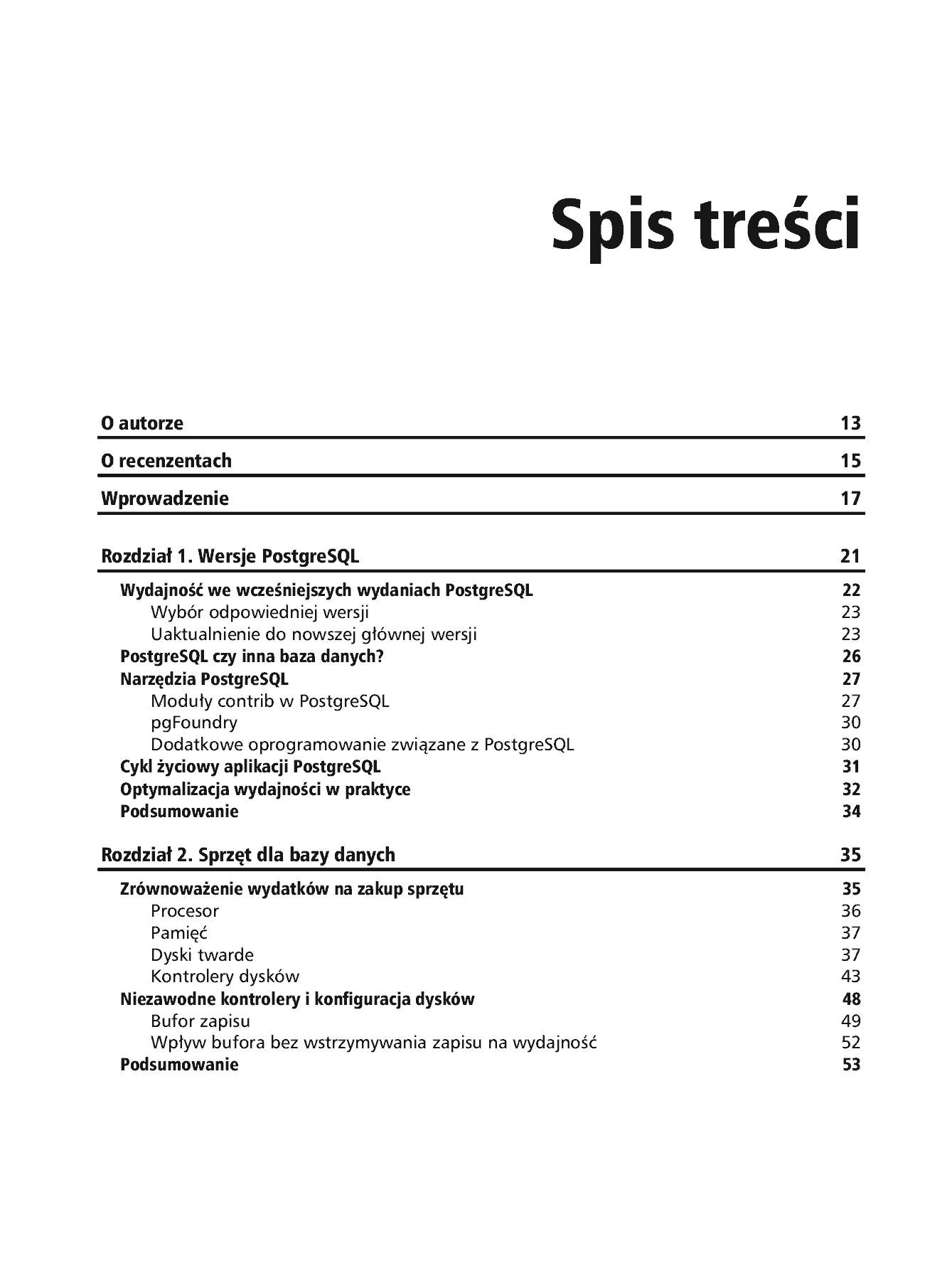 Fragment „Wysoko wydajny PostgreSQL 9.0” — strona 3 z 30