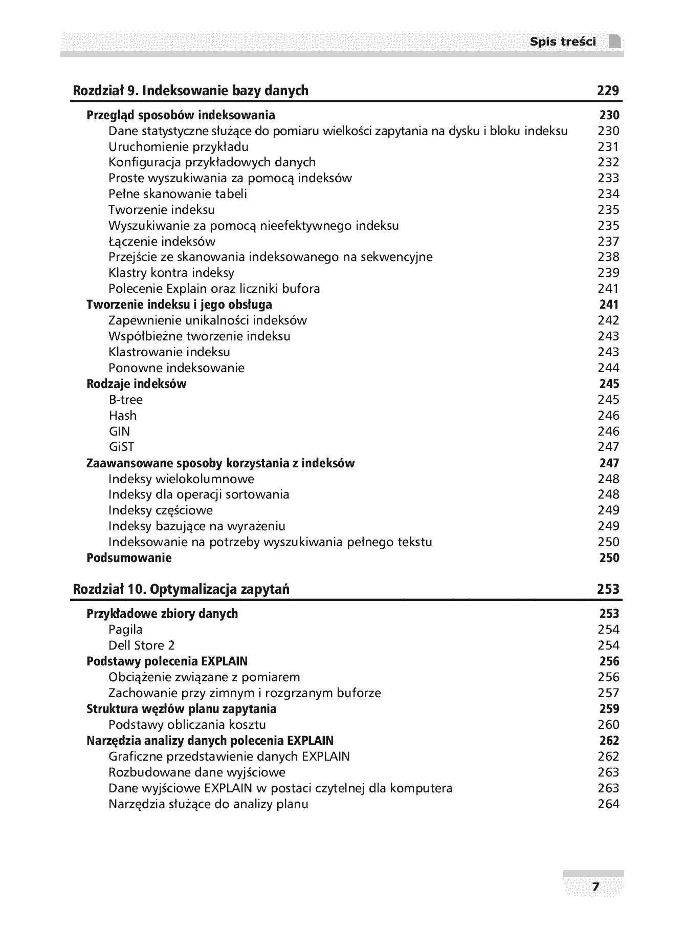 Fragment „Wysoko wydajny PostgreSQL 9.0” — strona 7 z 30