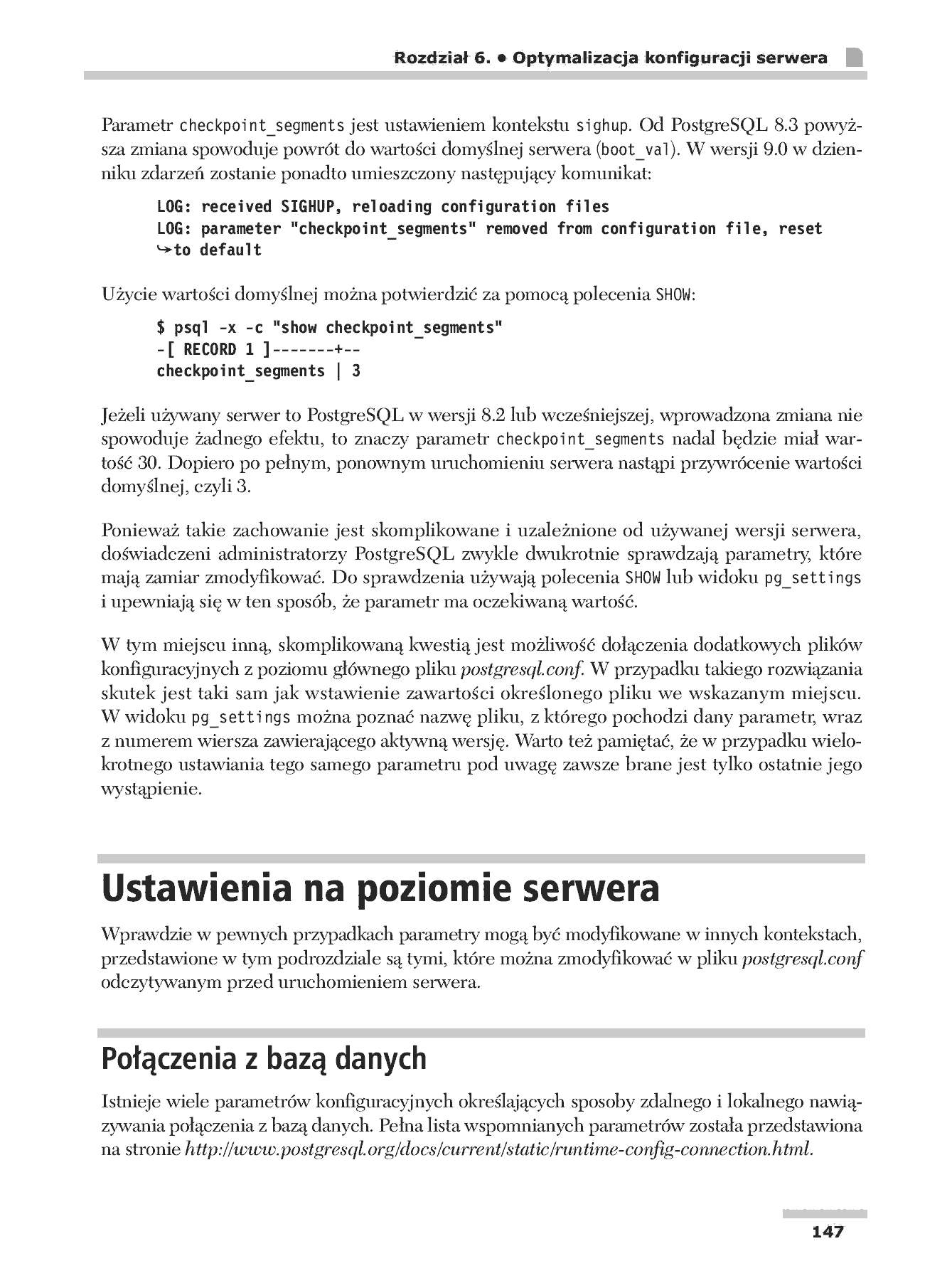 Fragment „Wysoko wydajny PostgreSQL 9.0” — strona 16 z 30