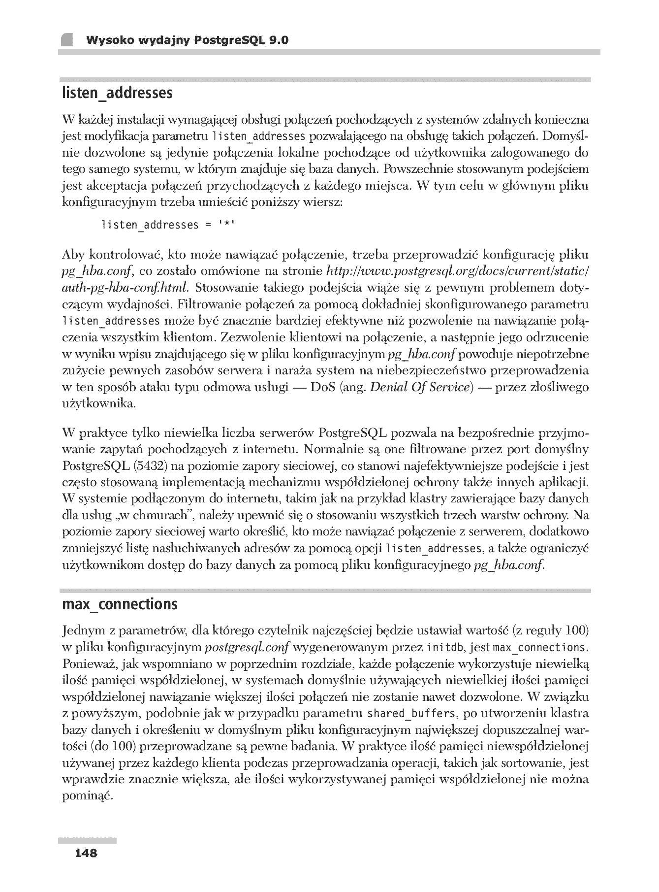 Fragment „Wysoko wydajny PostgreSQL 9.0” — strona 17 z 30