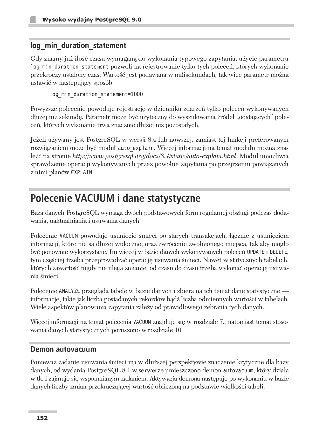 Fragment „Wysoko wydajny PostgreSQL 9.0” — strona 21 z 30