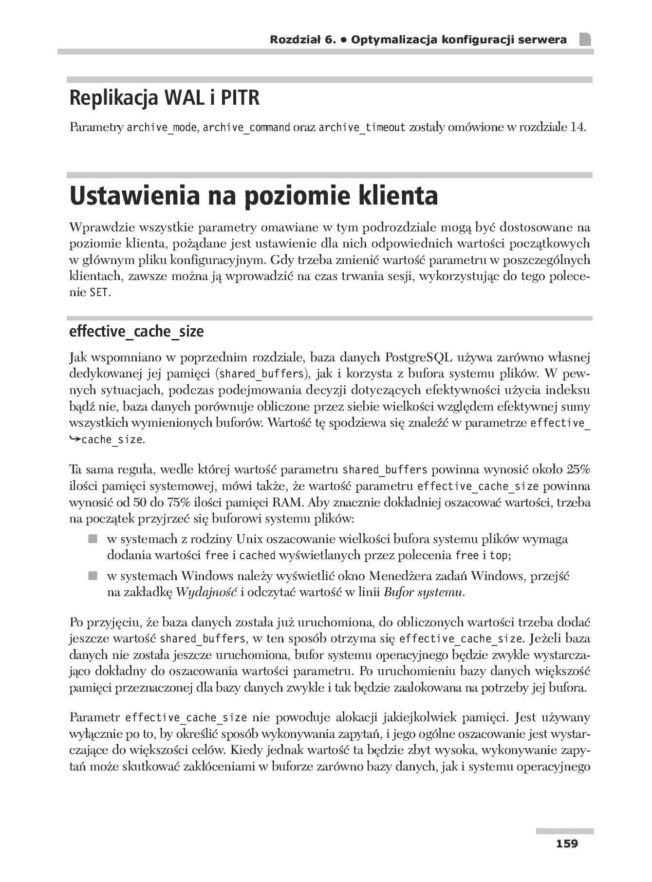 Fragment „Wysoko wydajny PostgreSQL 9.0” — strona 28 z 30