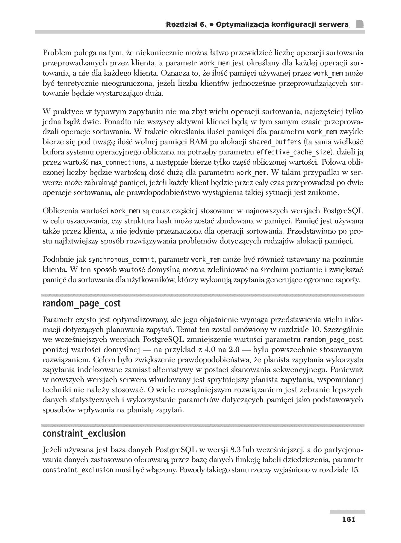 Fragment „Wysoko wydajny PostgreSQL 9.0” — strona 30 z 30