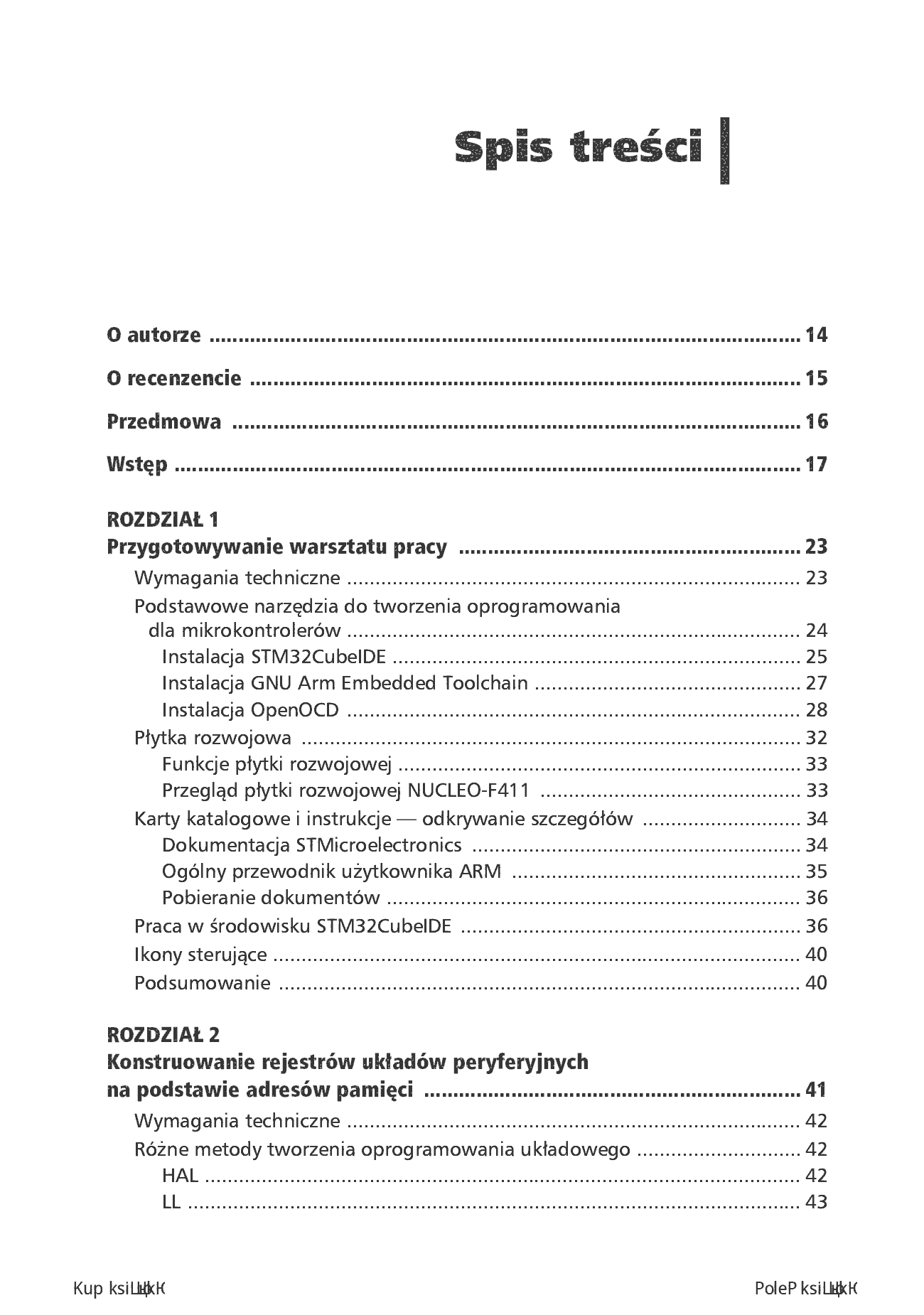 Fragment „Wydajne systemy wbudowane w języku C. Niskopoziomowe programowanie mikrokontrolerów ARM” — strona 3 z 30