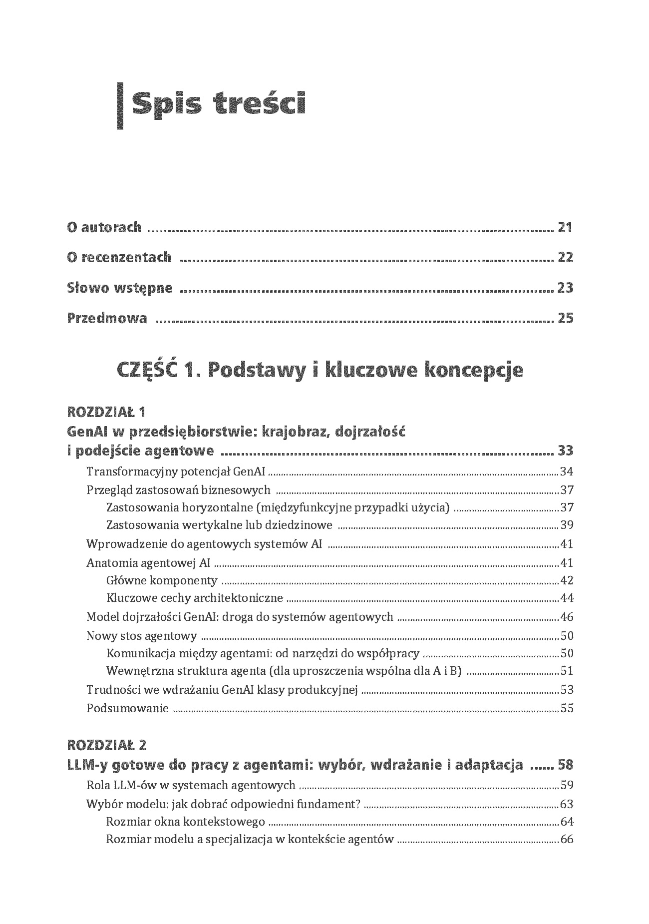 Fragment „Wzorce architektoniczne systemów wieloagentowych. Sprawdzone praktyki tworzenia GenAI, agentów, RAG, LLMOps oraz skalowalnych systemów AI” — strona 4 z 30