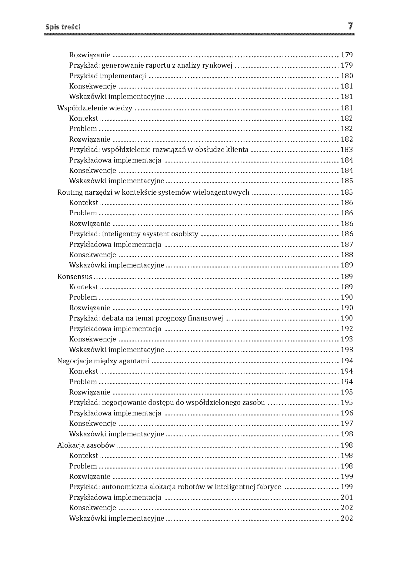 Fragment „Wzorce architektoniczne systemów wieloagentowych. Sprawdzone praktyki tworzenia GenAI, agentów, RAG, LLMOps oraz skalowalnych systemów AI” — strona 7 z 30