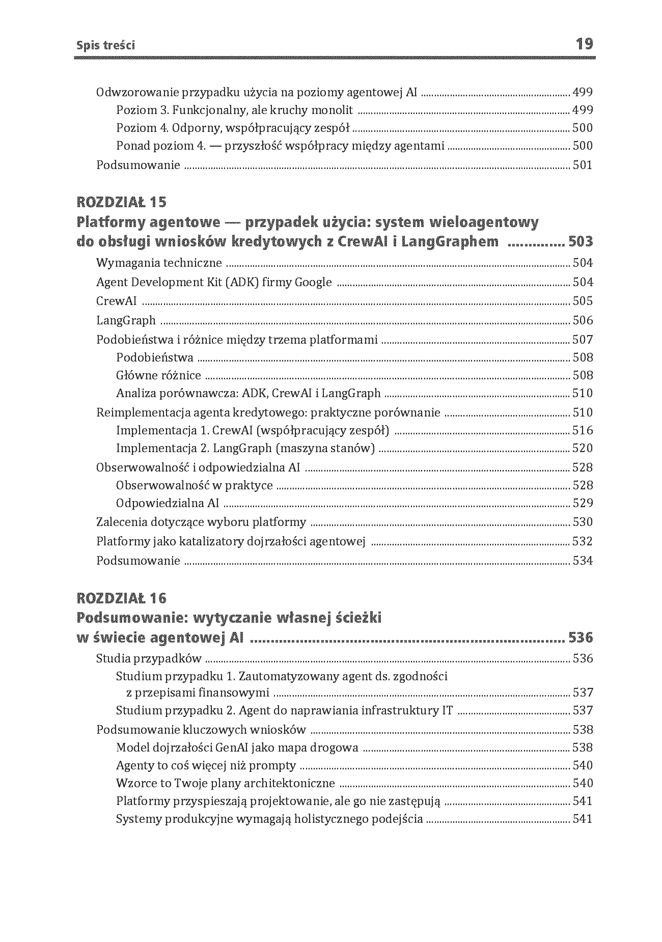 Fragment „Wzorce architektoniczne systemów wieloagentowych. Sprawdzone praktyki tworzenia GenAI, agentów, RAG, LLMOps oraz skalowalnych systemów AI” — strona 19 z 30