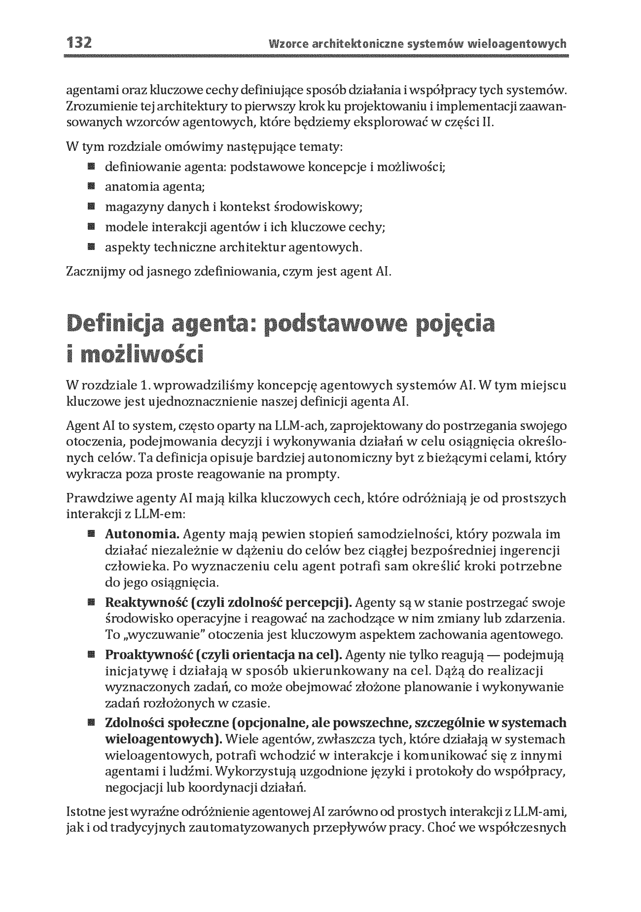 Fragment „Wzorce architektoniczne systemów wieloagentowych. Sprawdzone praktyki tworzenia GenAI, agentów, RAG, LLMOps oraz skalowalnych systemów AI” — strona 22 z 30