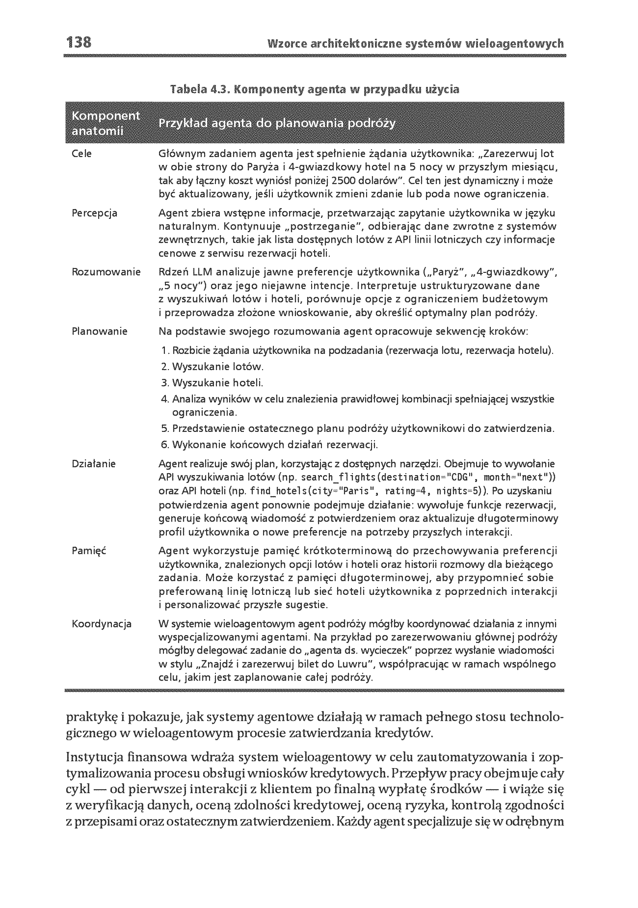 Fragment „Wzorce architektoniczne systemów wieloagentowych. Sprawdzone praktyki tworzenia GenAI, agentów, RAG, LLMOps oraz skalowalnych systemów AI” — strona 28 z 30