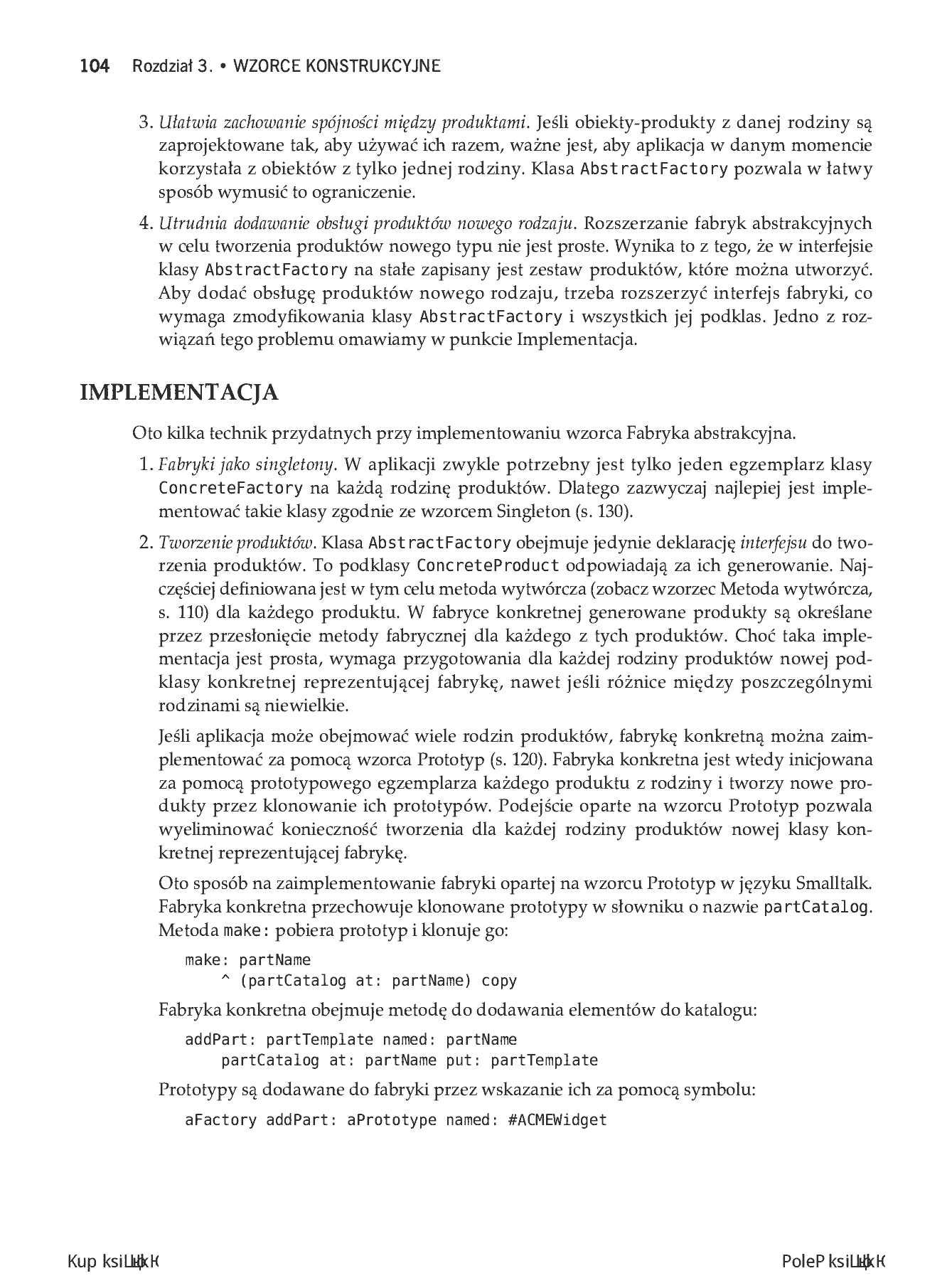 Fragment „Wzorce projektowe. Elementy oprogramowania obiektowego wielokrotnego użytku” — strona 22 z 30