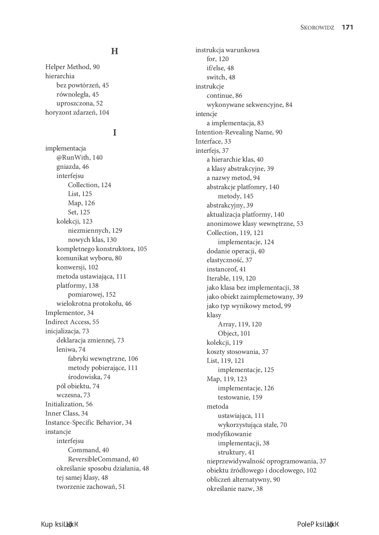 Fragment „Wzorce implementacyjne” — strona 21 z 30