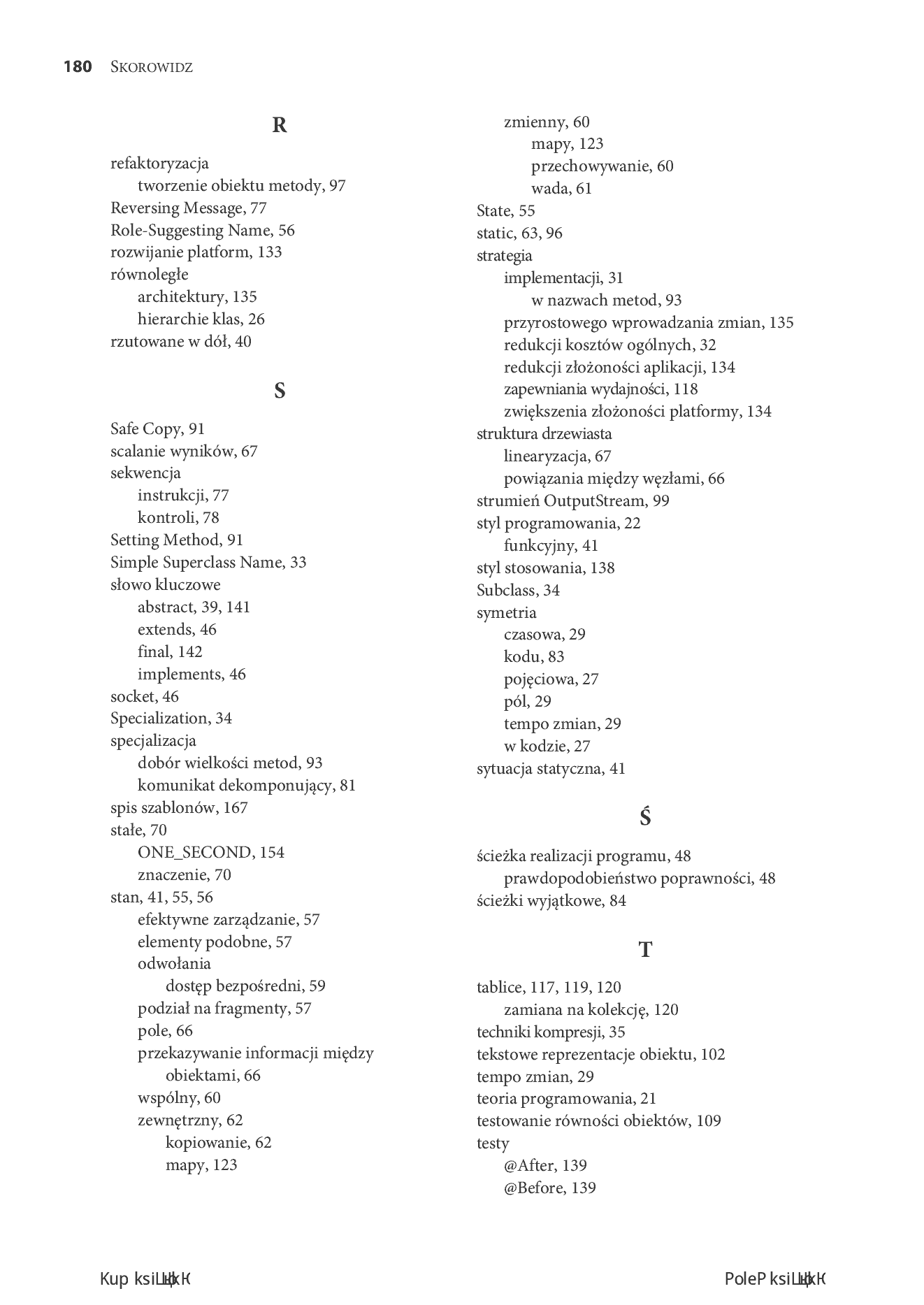 Fragment „Wzorce implementacyjne” — strona 30 z 30