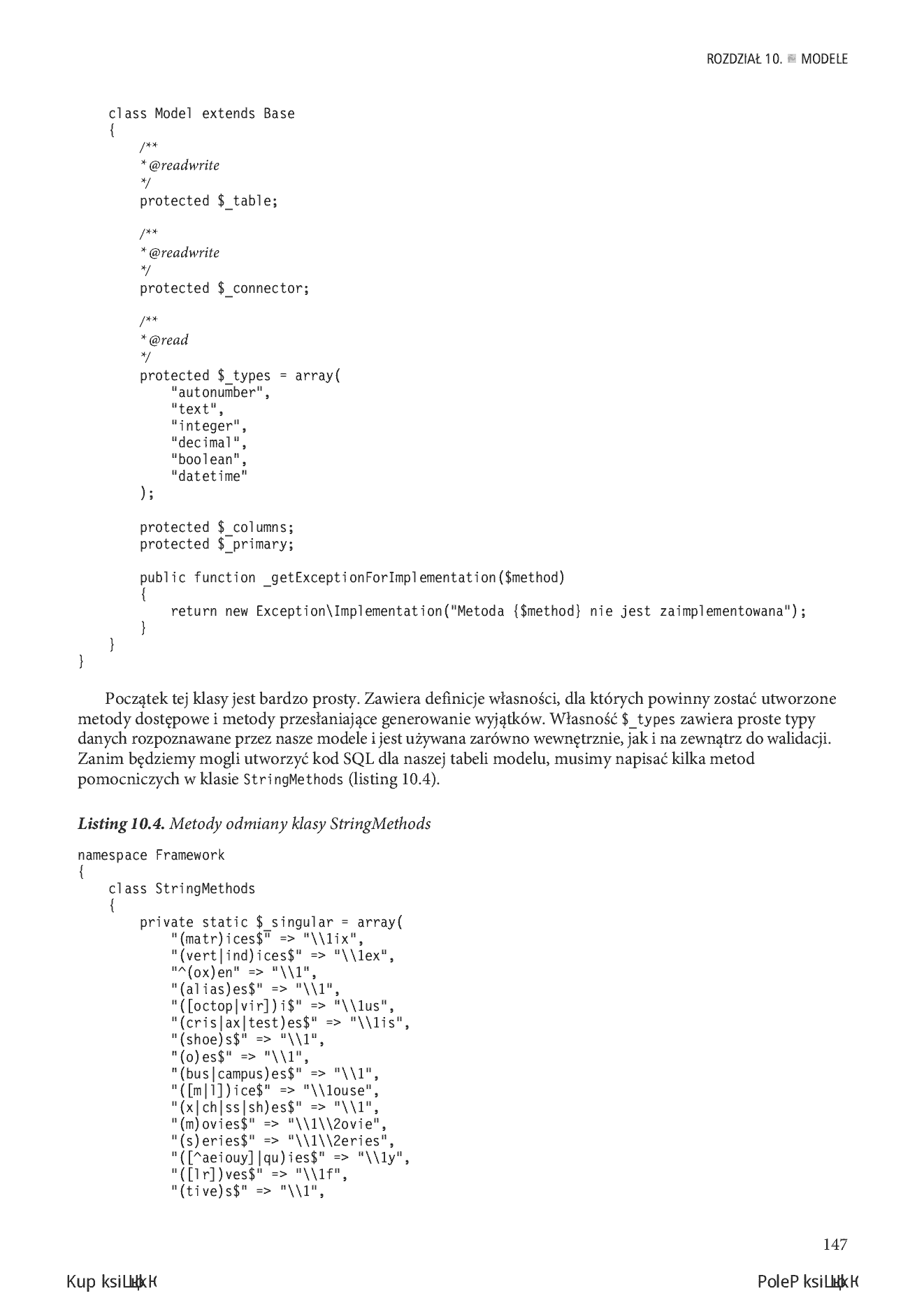 Fragment „Wzorzec MVC w PHP dla profesjonalistów” — strona 15 z 30