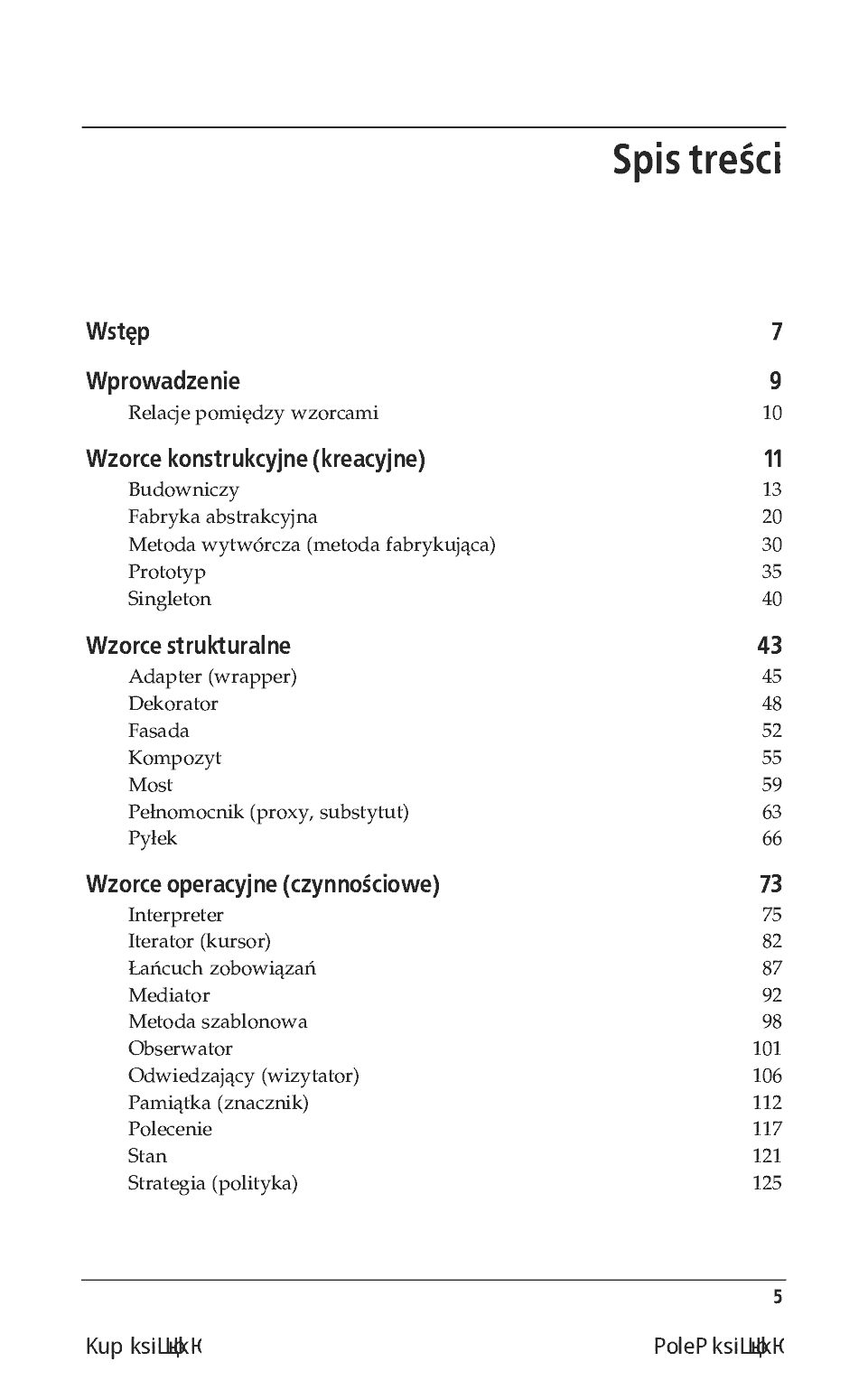 Fragment „Wzorce projektowe. Leksykon kieszonkowy” — strona 3 z 16