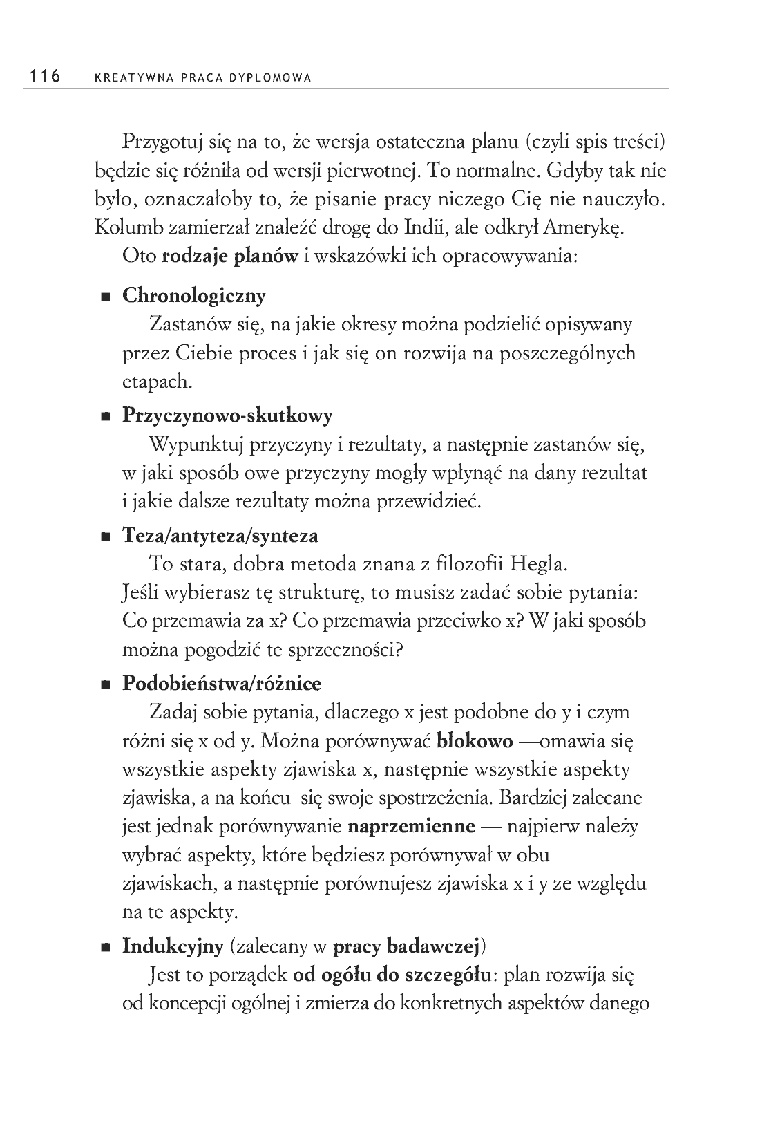 Fragment „Kreatywna praca dyplomowa. Jak stworzyć fascynujący tekst naukowy” — strona 6 z 15