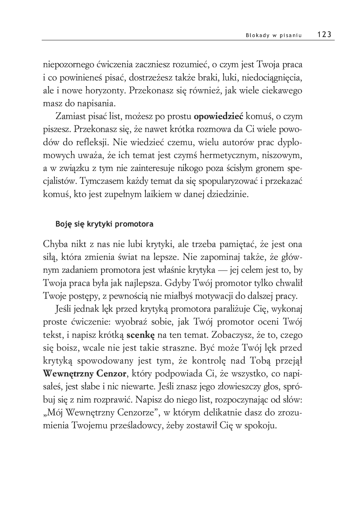 Fragment „Kreatywna praca dyplomowa. Jak stworzyć fascynujący tekst naukowy” — strona 13 z 15