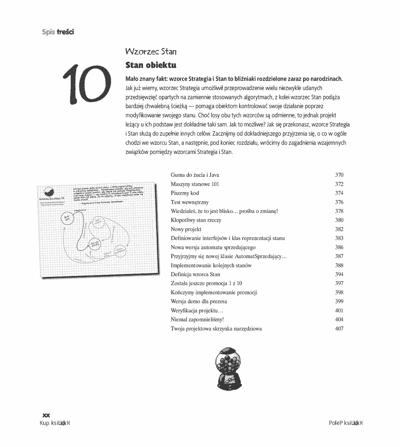 Fragment „Wzorce projektowe. Rusz głową! Tworzenie rozszerzalnego i łatwego w utrzymaniu oprogramowania obiektowego. Wydanie II” — strona 14 z 30