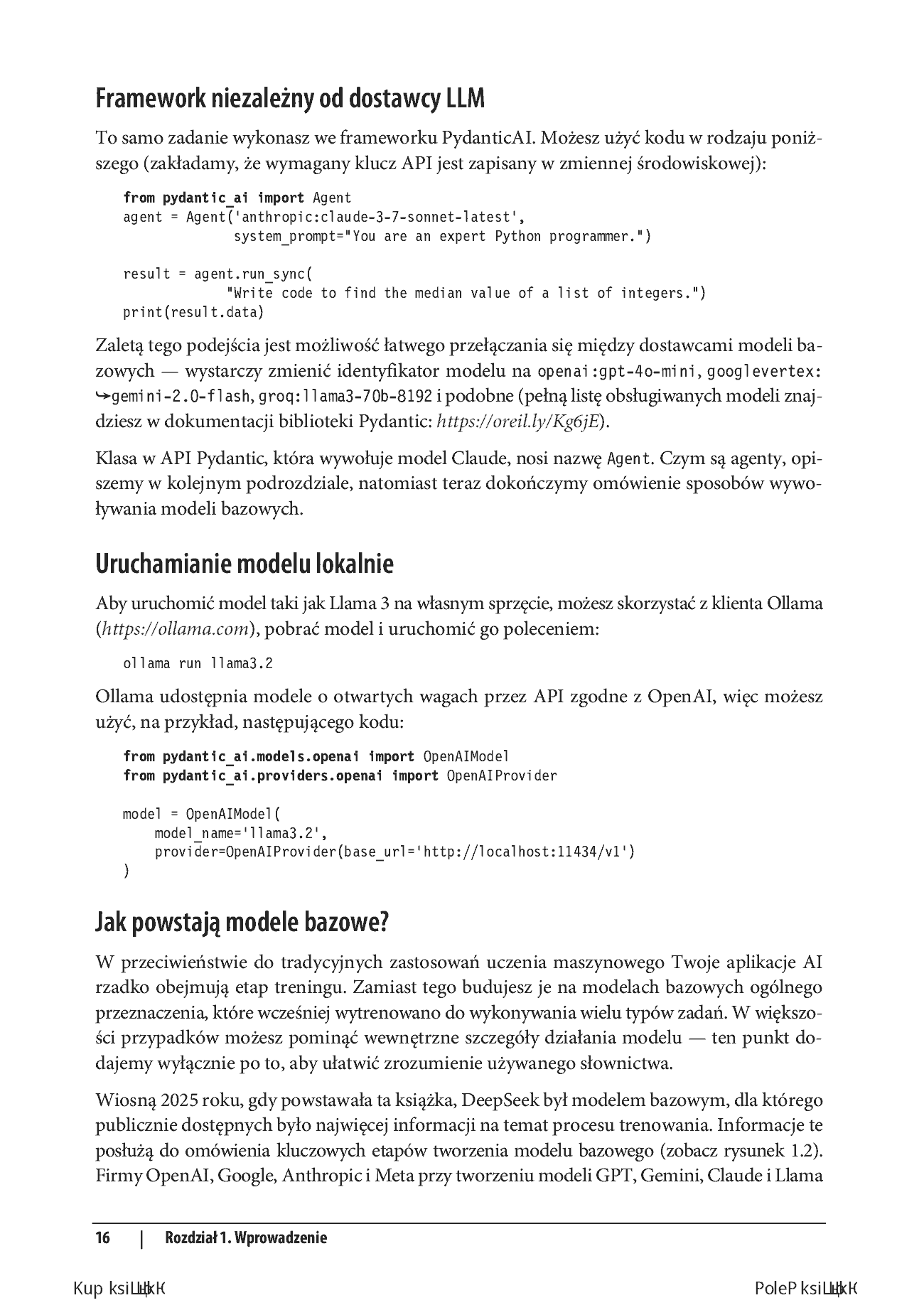 Fragment „Wzorce projektowe w generatywnej AI. Sprawdzone rozwiązania przy budowie agentów i aplikacji GenAI” — strona 10 z 30