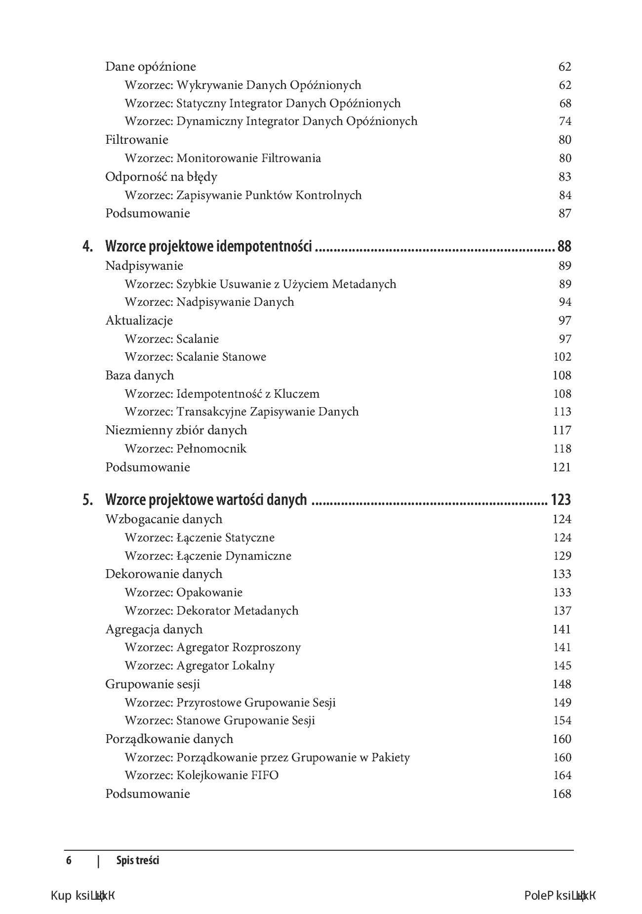 Fragment „Wzorce projektowe w inżynierii danych. Sprawdzone rozwiązania i dobre praktyki” — strona 4 z 30